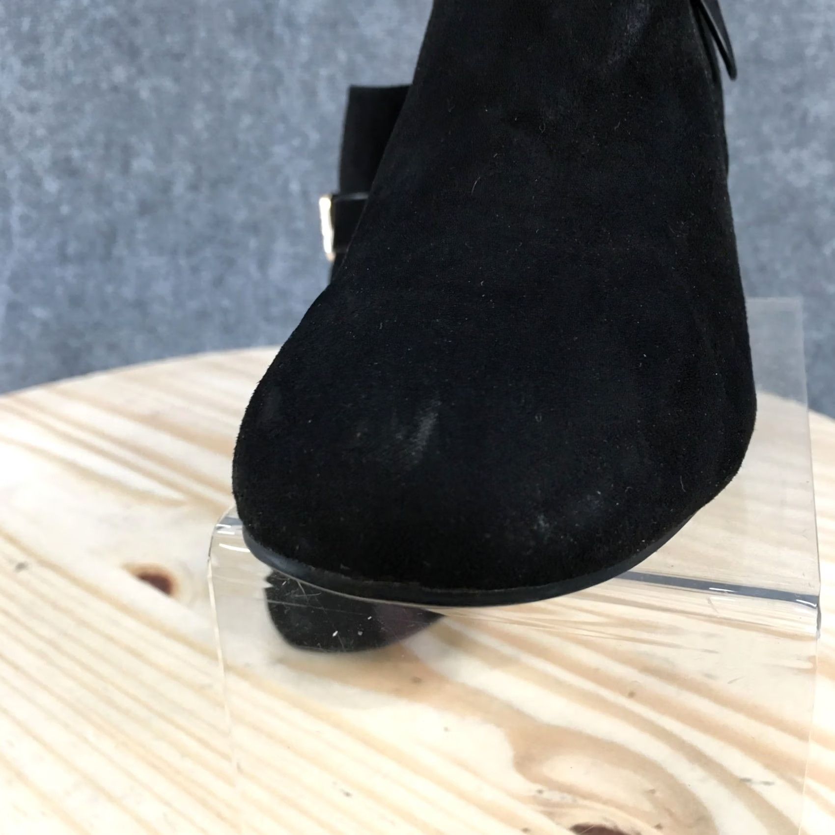 Vintage Kelly & Katie Boots Womens 6.5 M Alburitel Heeled Side Zip Ankle Bootie Black Boots Size US 7 / IT 37 - 7 Thumbnail