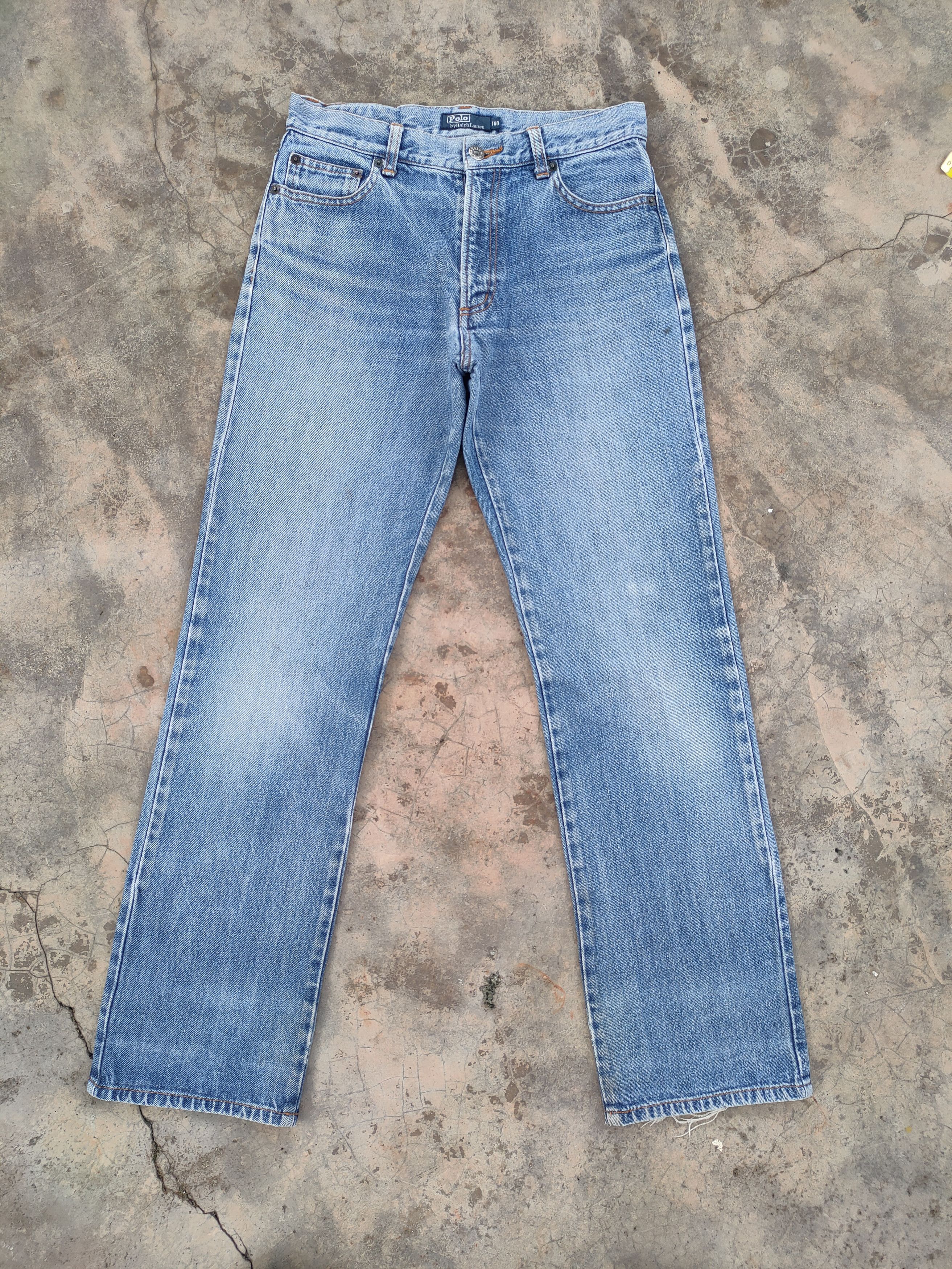 Polo Ralph Lauren VINTAGE POLO RALPH LAUREN FADED JEANS DENIM PANTS Size US 28 / EU 44 - 2 Thumbnail