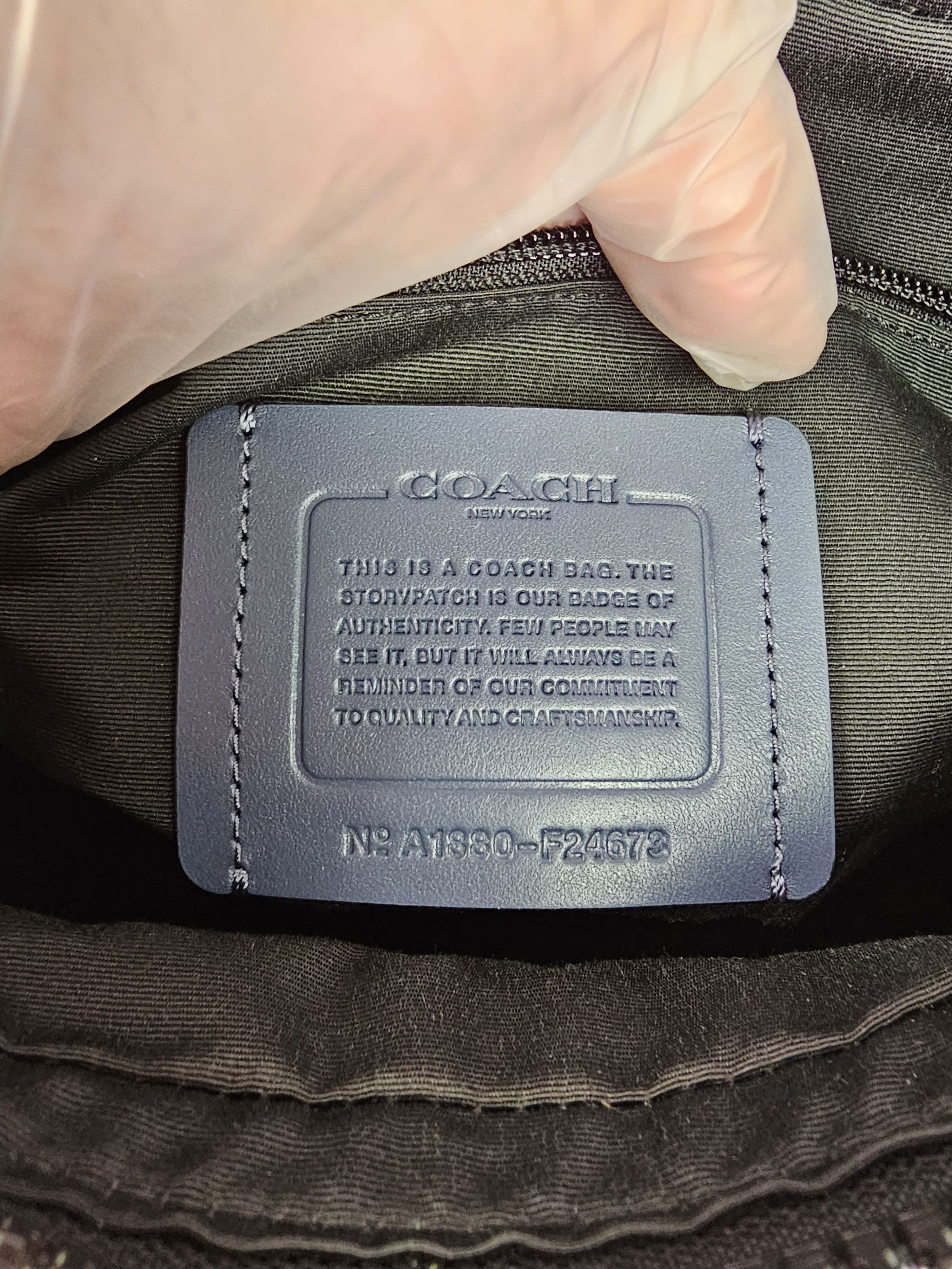 Coach Coach Blue Terrain Bike Crossbody Bag Size ONE SIZE - 13 Thumbnail
