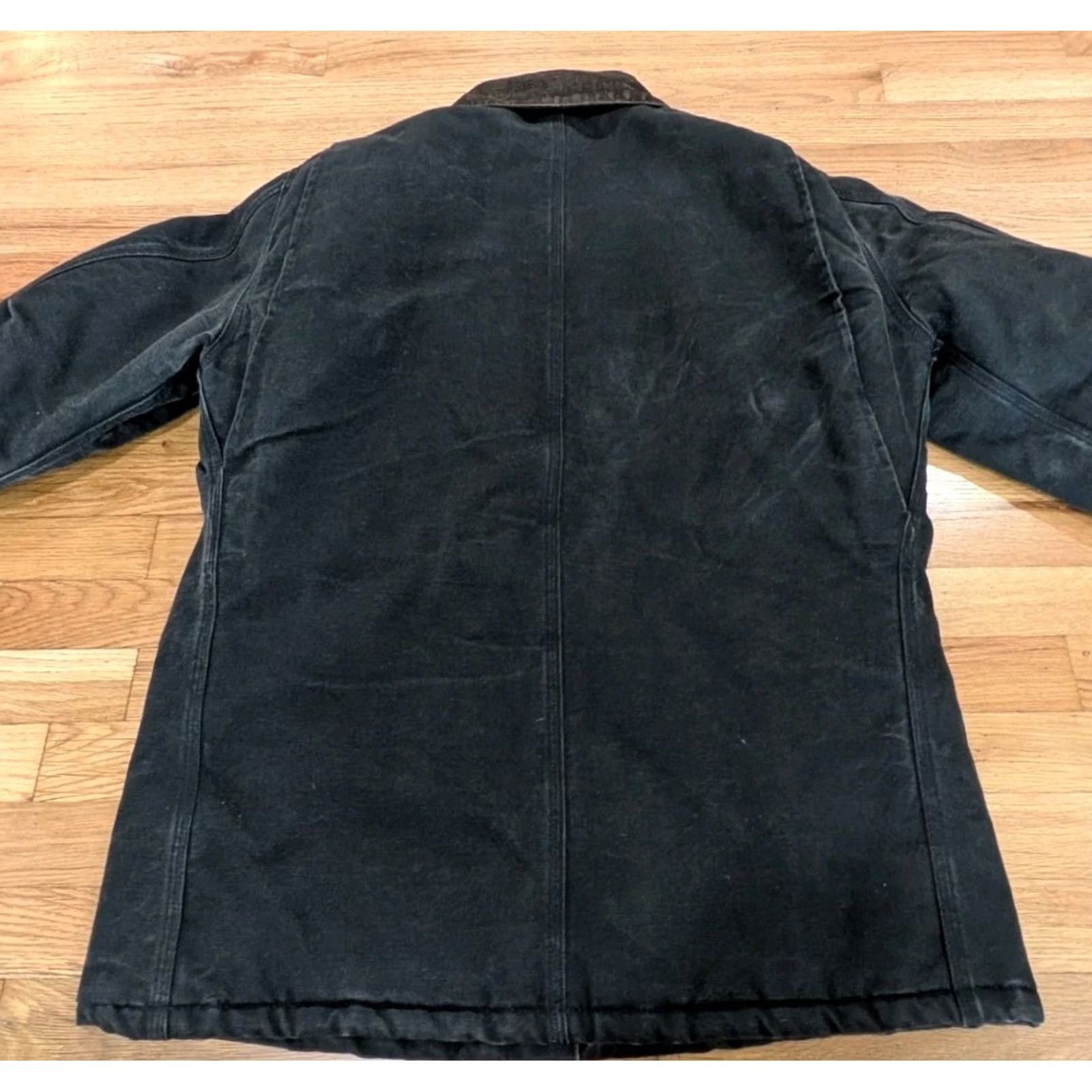 Carhartt VINTAGE Carhartt C03 BLK Canvas Jacket Full Zip Detroit Medium 80s 90s Workwear Mens Size US M / EU 48-50 / 2 - 5 Thumbnail