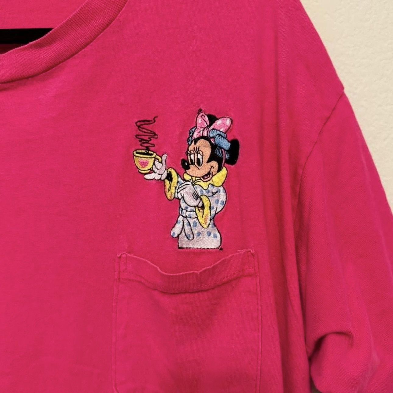 Disney Baby pink XL Minnie Mouse 90s rare merch Disney Size XL / US 12-14 / IT 48-50 - 2 Thumbnail