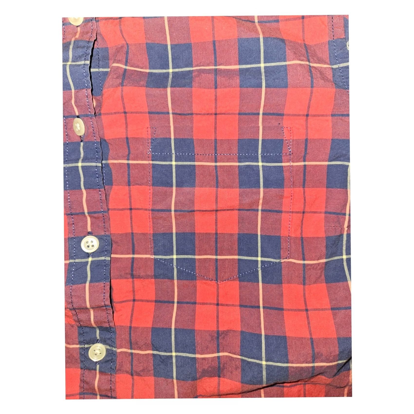 Vintage VINTAGE L.L. Bean Shirt Long Sleeve Women's Medium Red Plaid Cotton Shirt Womens M Red 20 in Chest 26 in Shoulder to Hem Mens? Size M / US 6-8 / IT 42-44 - 6 Thumbnail