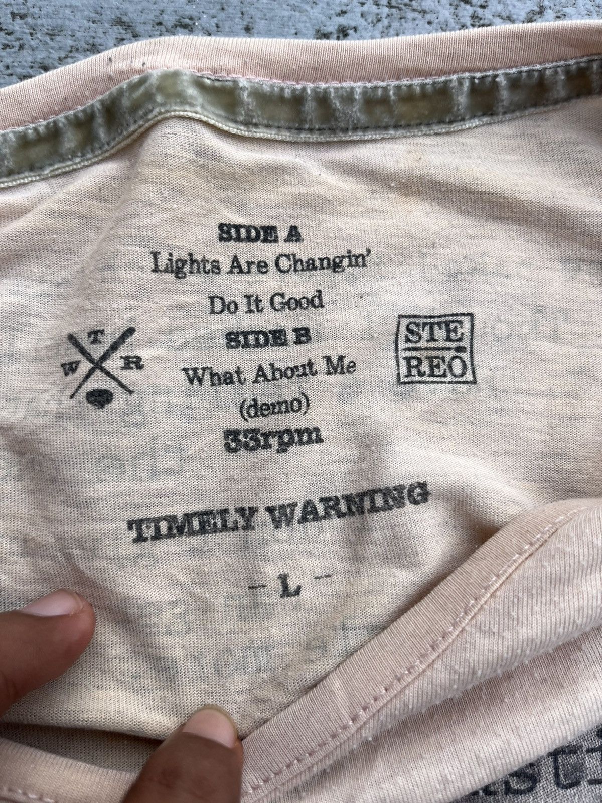 Hysteric Glamour × If Six Was Nine × Japanese Brand TIMELY WARNING POEM TRACK TEE Size US S / EU 44-46 / 1 - 6 Thumbnail