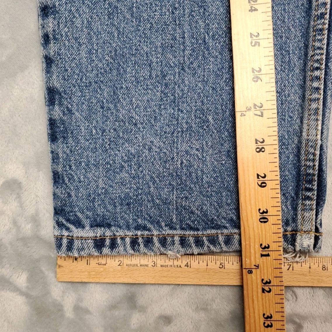 Tommy Hilfiger Vintage Tommy Hilfiger Jeans Mens 34x32 Faded Blue Denim Relaxed Loose Retro Y2K Jeans Mens 34 Blue 90s USAAmerican Mens Jeans Size US 34 / EU 50 - 8 Thumbnail