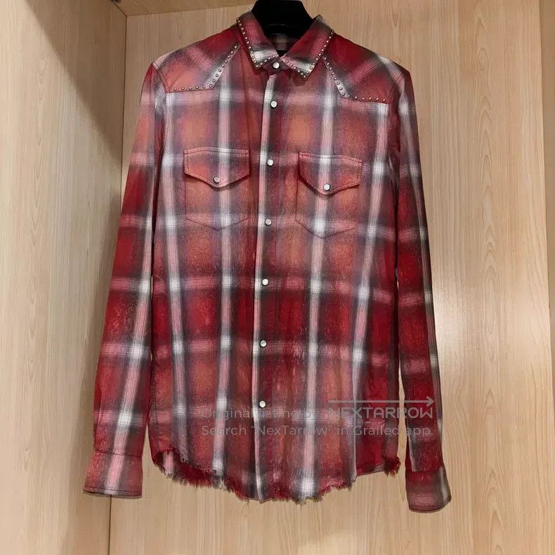 Amiri Amiri Spiked shirt, men's red orange Size US S / EU 44-46 / 1 - 1 Thumbnail