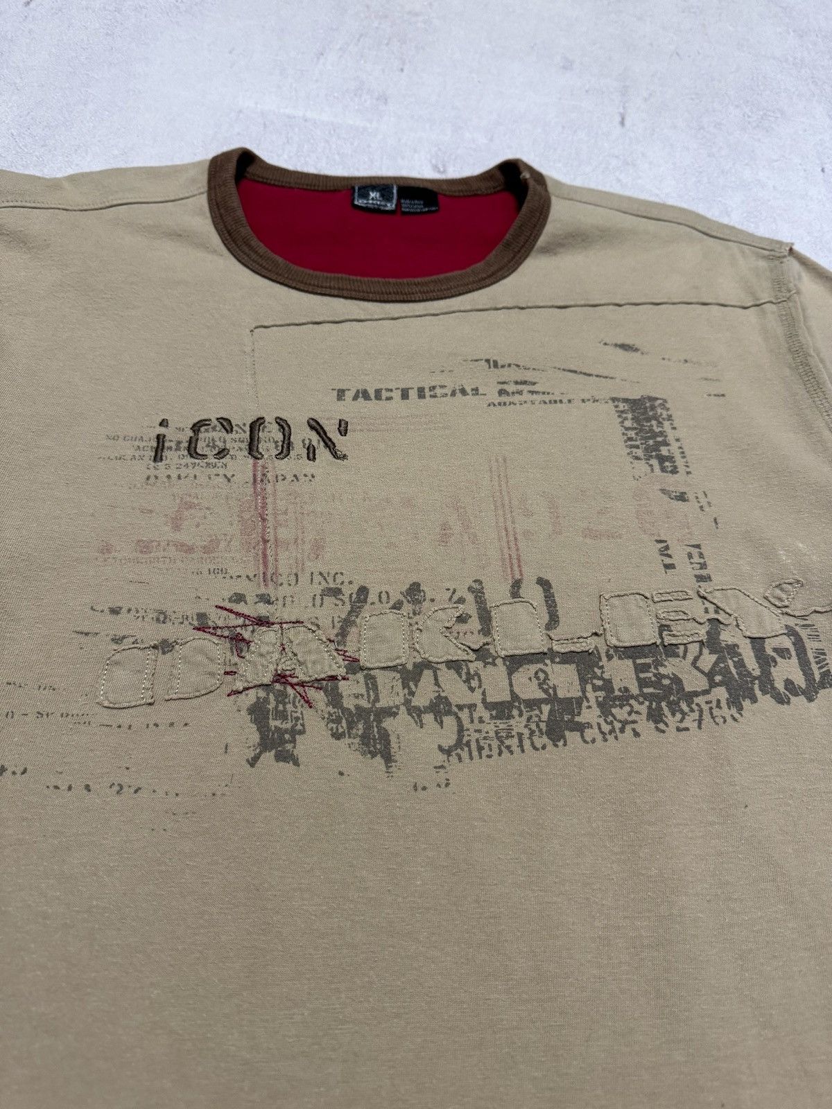 Japanese Brand × Oakley VINTAGE OAKLEY T SHIRT TEE BIG LOGO BAGGY AVATGARDE Y2K 90s Size US XL / EU 56 / 4 - 4 Thumbnail