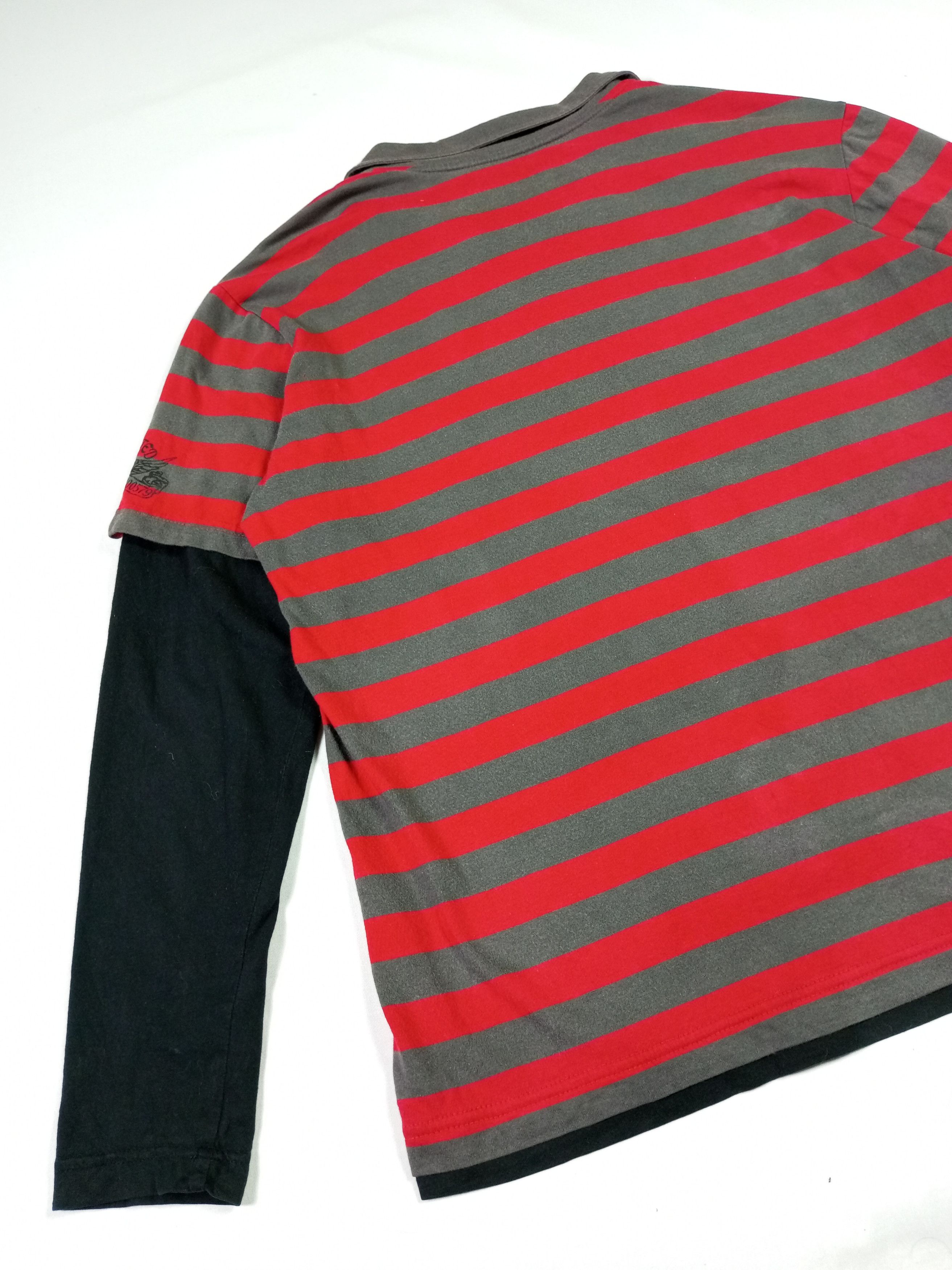 Japanese Brand Japanese Double Layers Poem Long Sleeve Punk Grunge Style Size US M / EU 48-50 / 2 - 12 Thumbnail