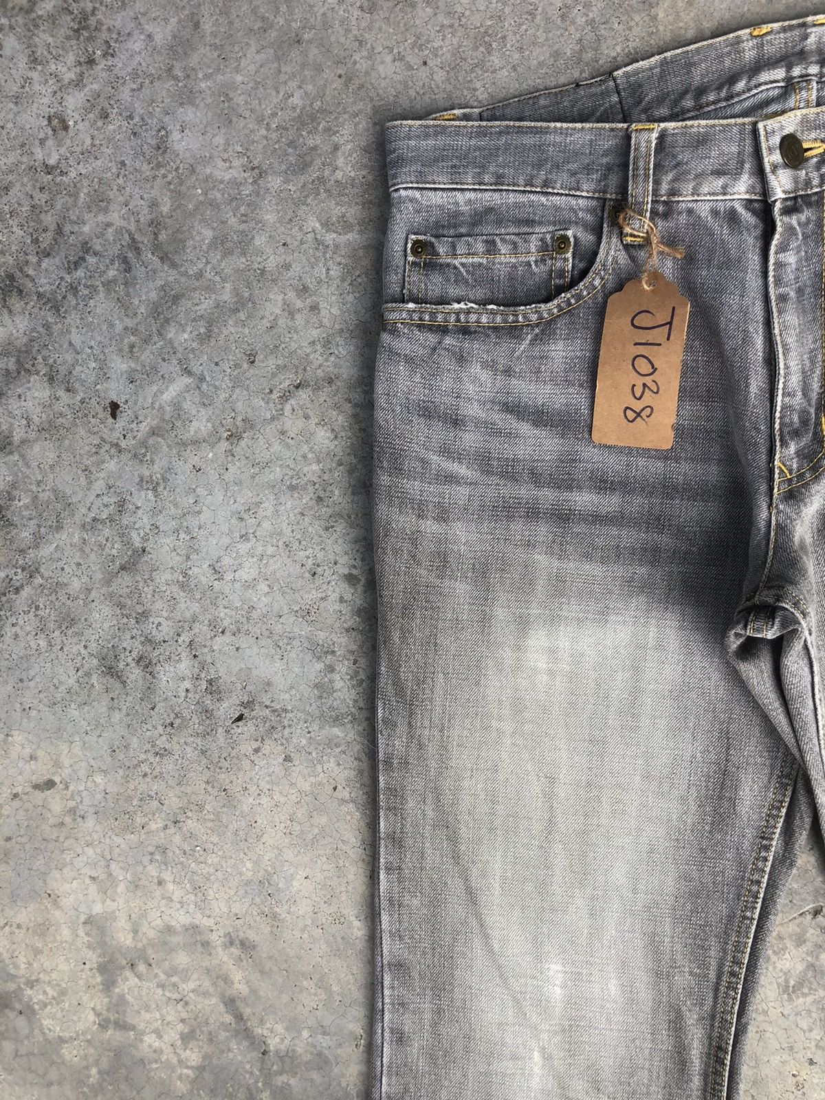 If Six Was Nine Y2k Monsieur Flared Jeans Distressed Size US 32 / EU 48 - 4 Thumbnail