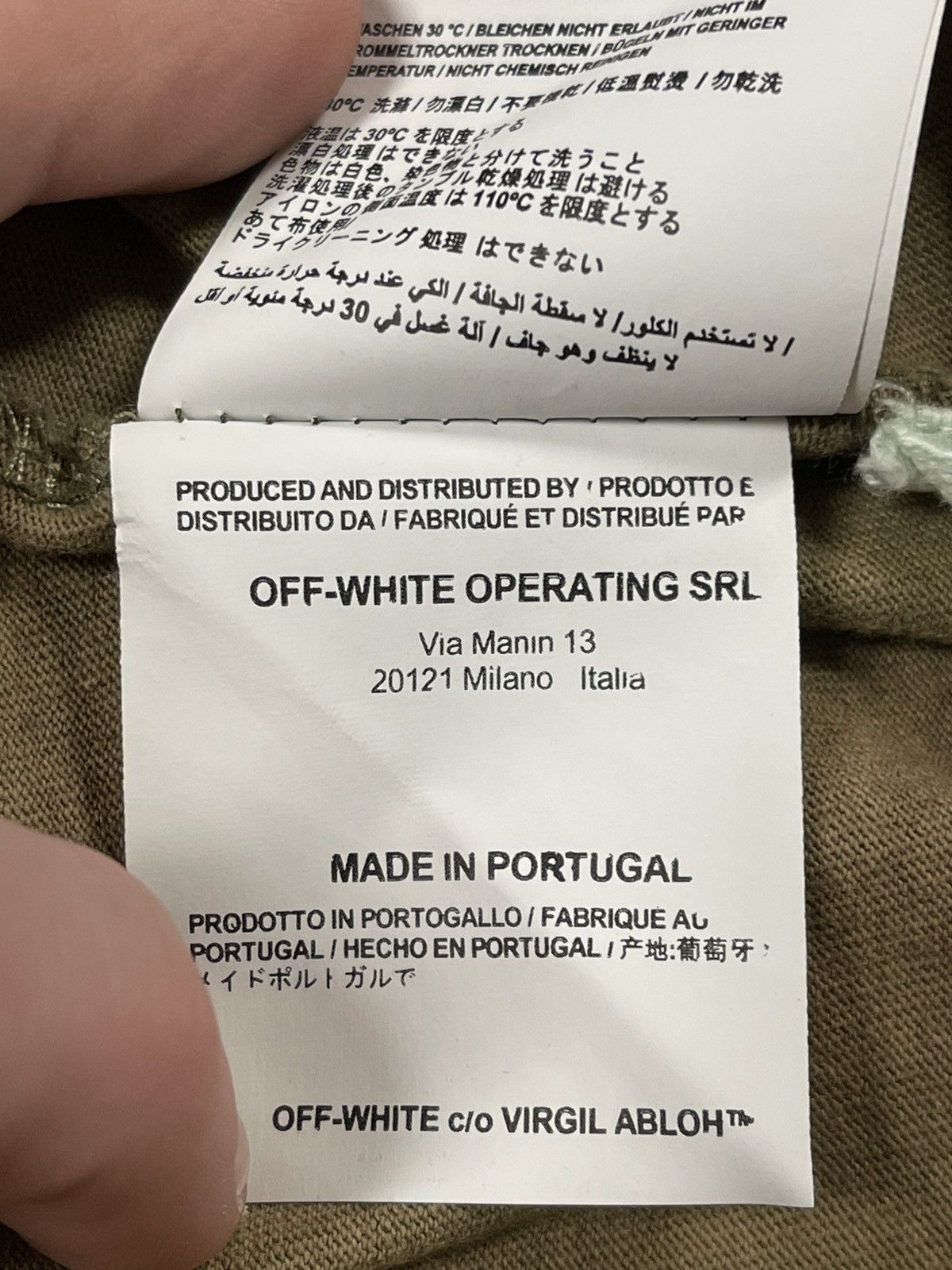 Off-White Size L - Off White Camo Short Sleeve T-Shirt “Seeing Things” Size US L / EU 52-54 / 3 - 10 Thumbnail