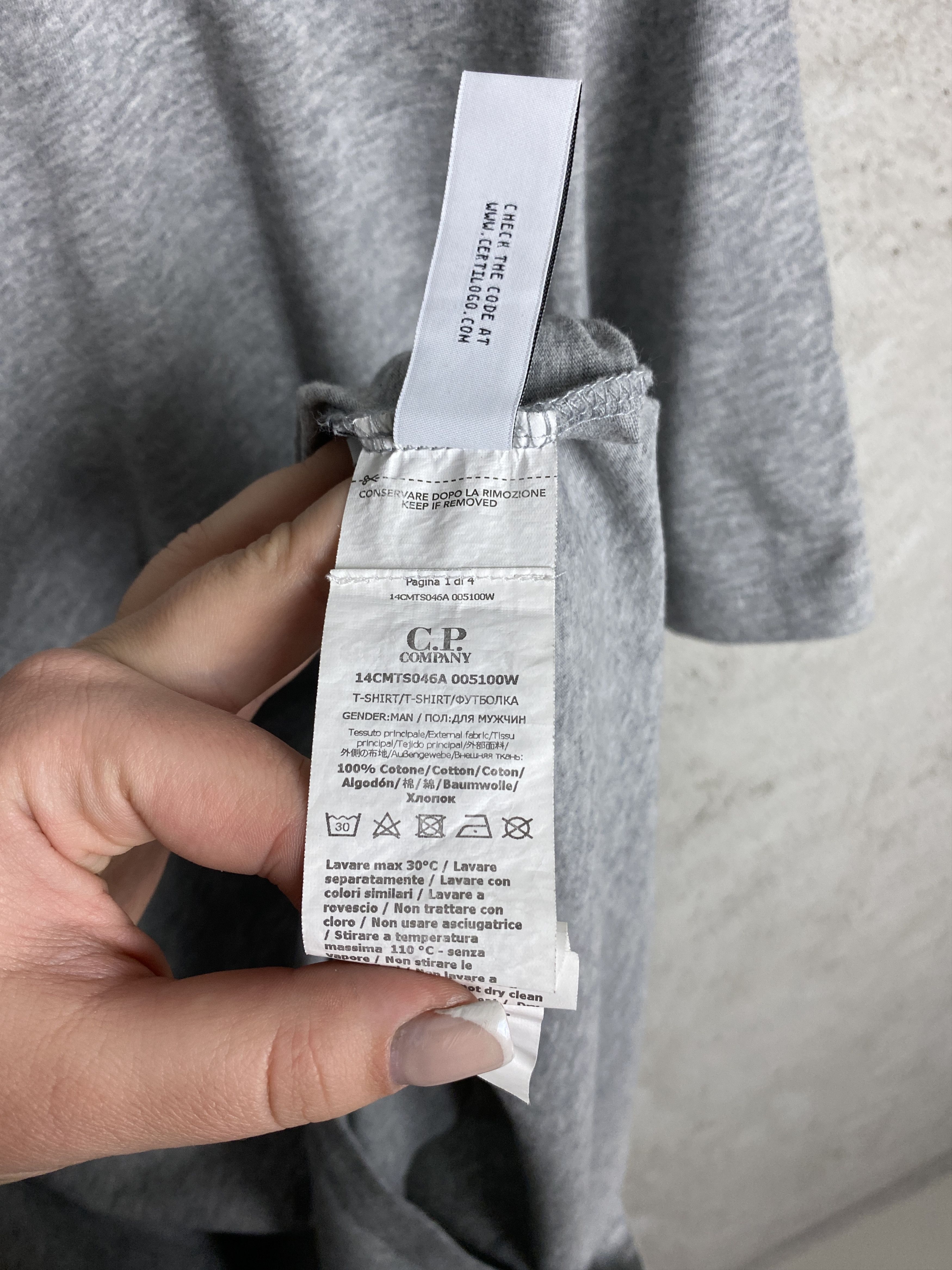C.P. Company C.P. Company casual small logo t-shirt tee Size US XL / EU 56 / 4 - 6 Thumbnail