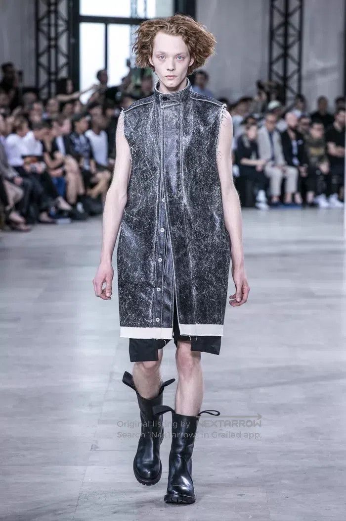 Rick Owens Rick Owens Frayed Glue Destroyed Vest Sleeveless Zip-up Ja Size US L / EU 52-54 / 3 - 2 Thumbnail
