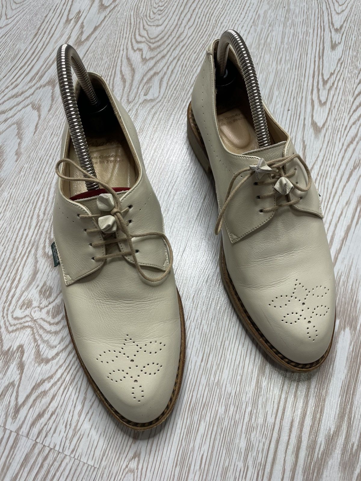 Paraboot ParaBoot Beige Oxford Leather Shoes size 6.5 Size US 6.5 / EU 39-40 - 2 Thumbnail