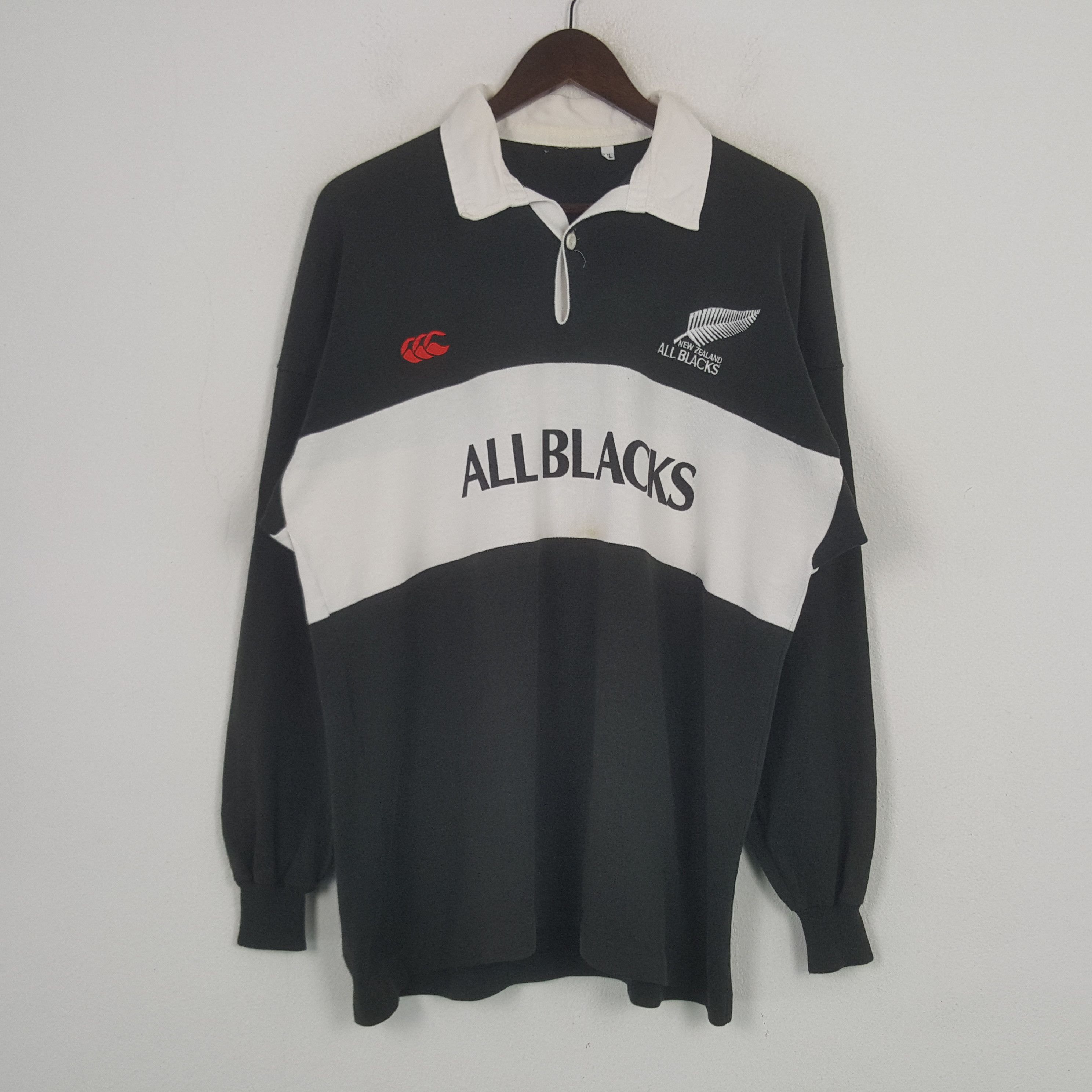 Canterbury of New Zealand Vintage Canterbury All Black Polo Shirt Size US XL / EU 56 / 4 - 1 Thumbnail