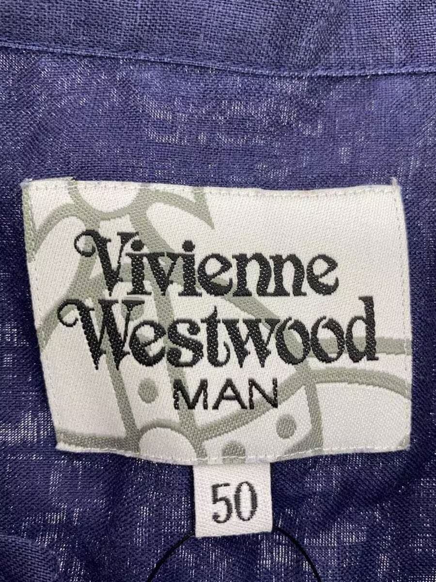 Vivienne Westwood Orb Linen Short Sleeve Button Shirt Size US M / EU 48-50 / 2 - 4 Thumbnail