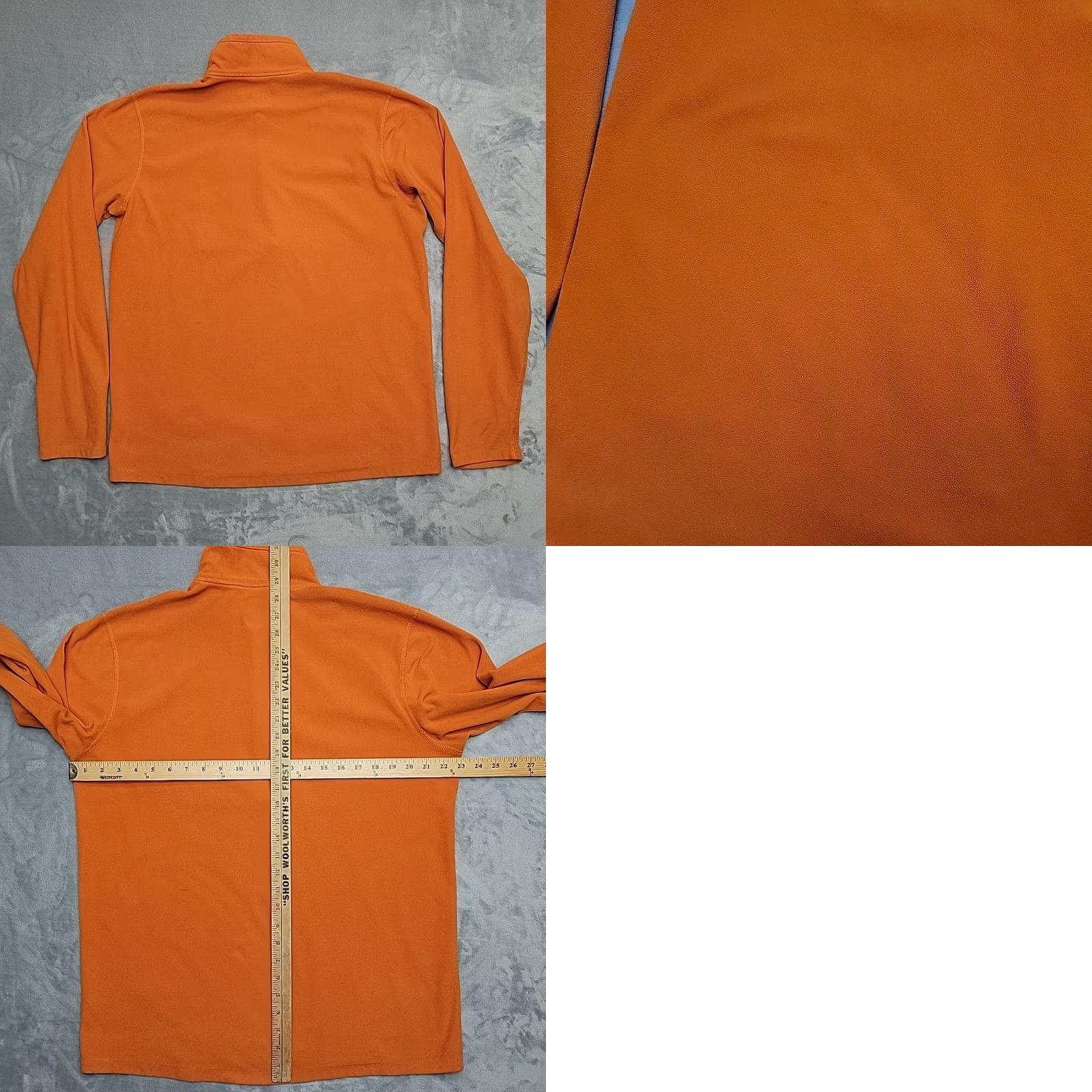 Eddie Bauer VINTAGE Eddie Bauer First Ascent Sweater Mens L Orange 1/4 Zip Fleece Pullover Outdoors Size US L / EU 52-54 / 3 - 8 Thumbnail