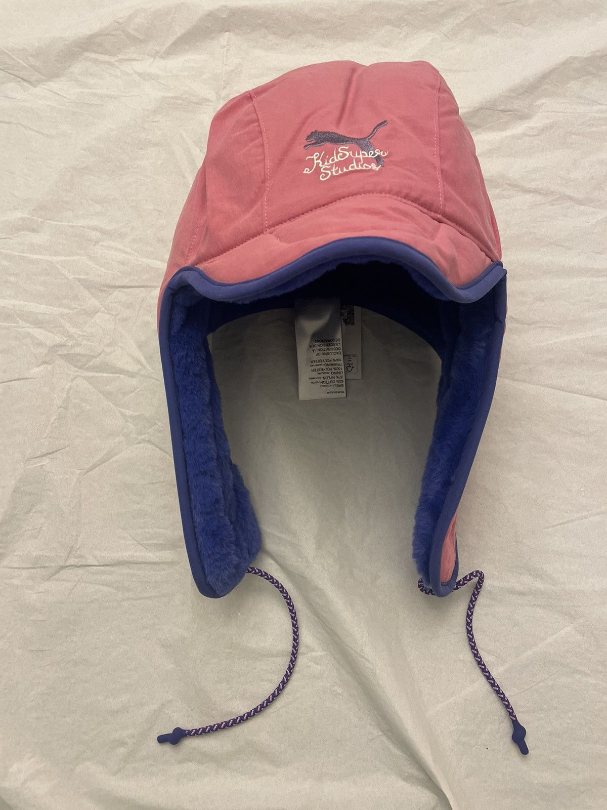KidSuper × Puma Kidsuper Pink Trapper Cap Size ONE SIZE - 1 Thumbnail