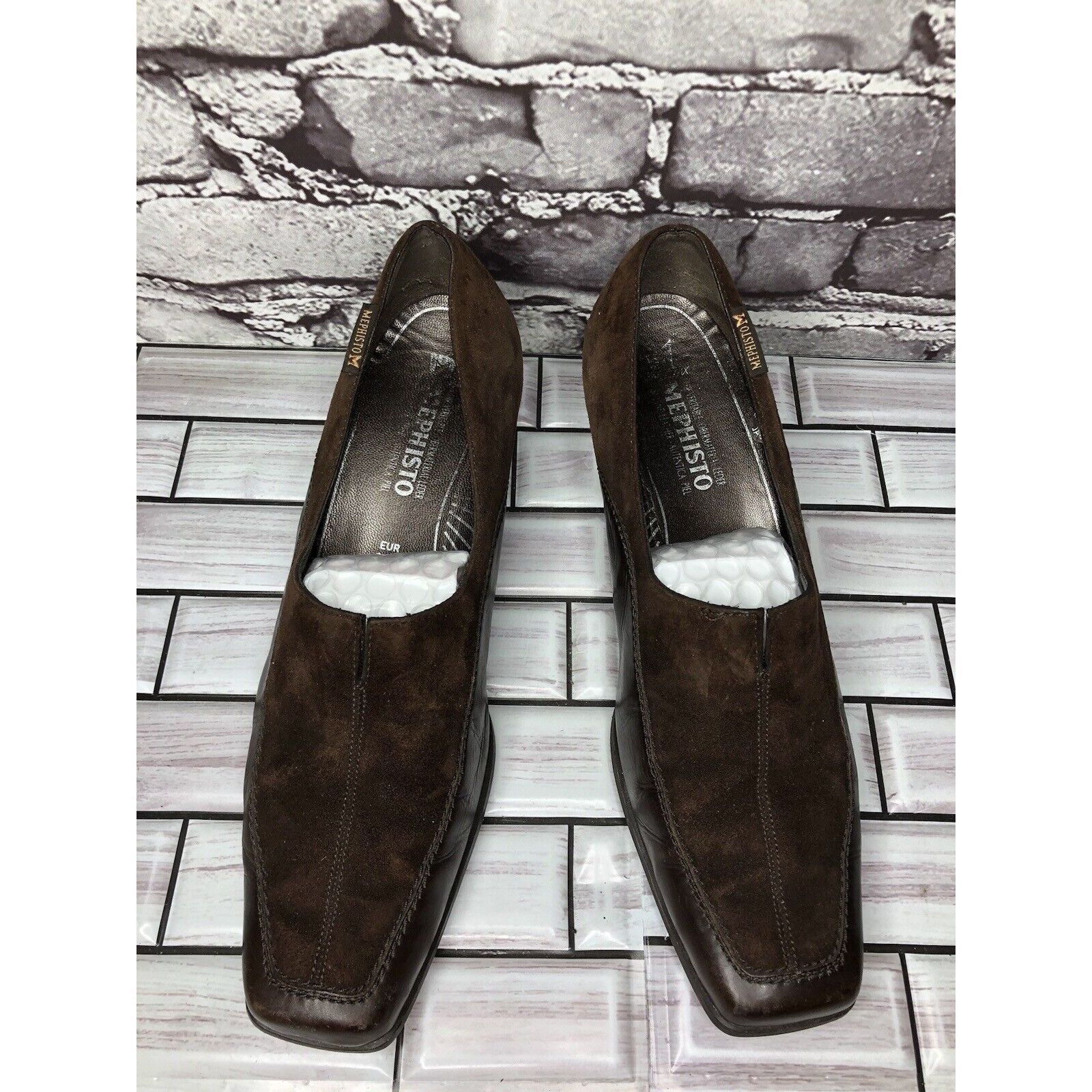 Mephisto Mephisto Brown Suede Leather Square Toe Split Toe Loafers He Size US 9 / IT 39 - 2 Thumbnail