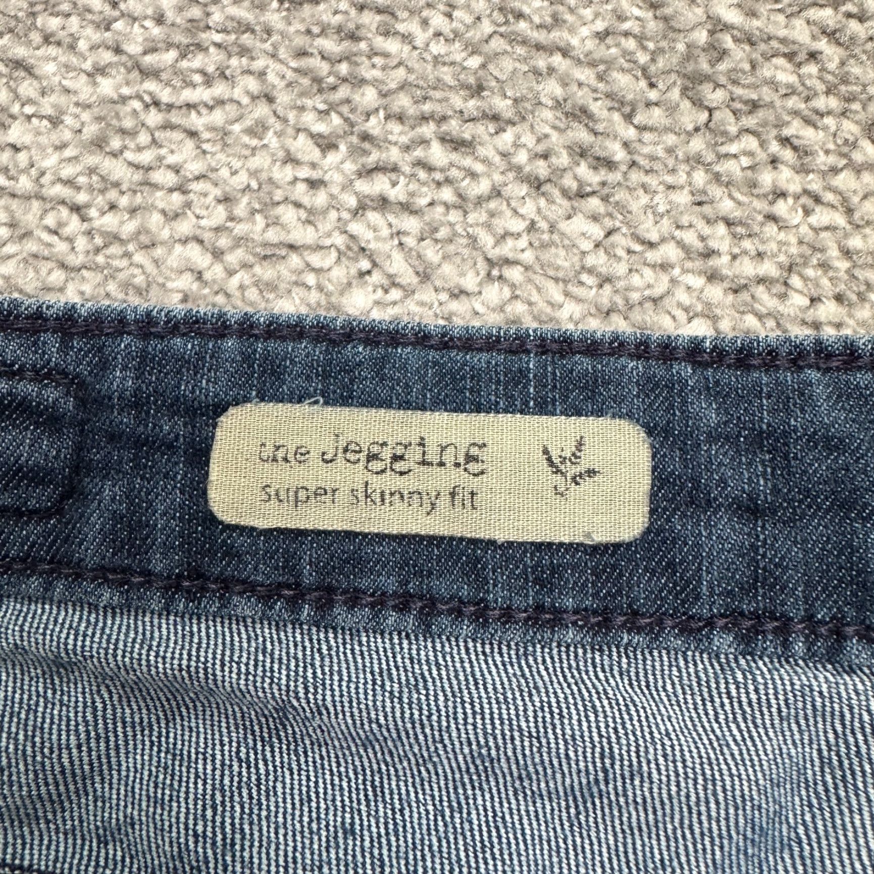 Denime AG Adriano Goldschmied Jeans Womens 30x30 Blue The Legging Super Skinny Dark Denim City Streetwear Womens Size 30" / US 8 / IT 44 - 6 Thumbnail