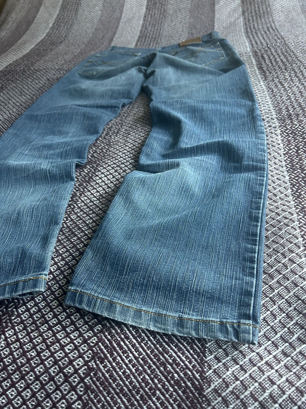 Wrangler Hero by Wrangler Regular Jeans Washed Denim Streetwear Style Size US 34 / EU 50 - 6 Thumbnail