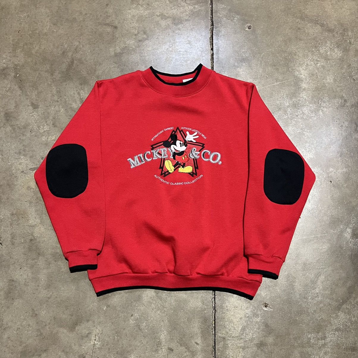 Mickey & Co. Vintage Mickey Mouse Crewneck Sweatshirt Disney 90s Size US M / EU 48-50 / 2 - 1 Thumbnail