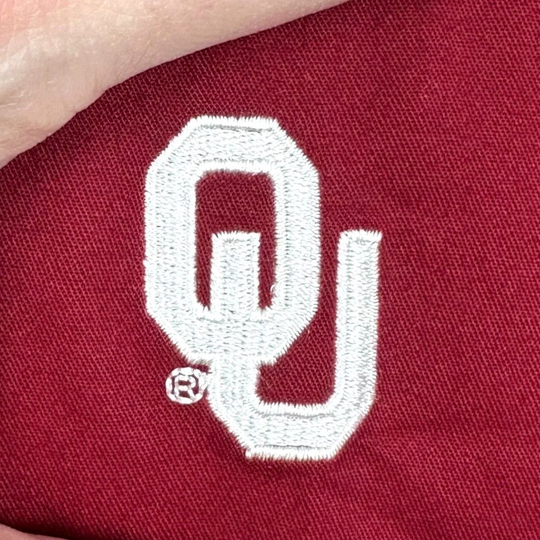 Vintage Oklahoma Sooners Crable Sportswear Shirt Mens Large Red Button Down Long Sleeve Size US L / EU 52-54 / 3 - 6 Thumbnail