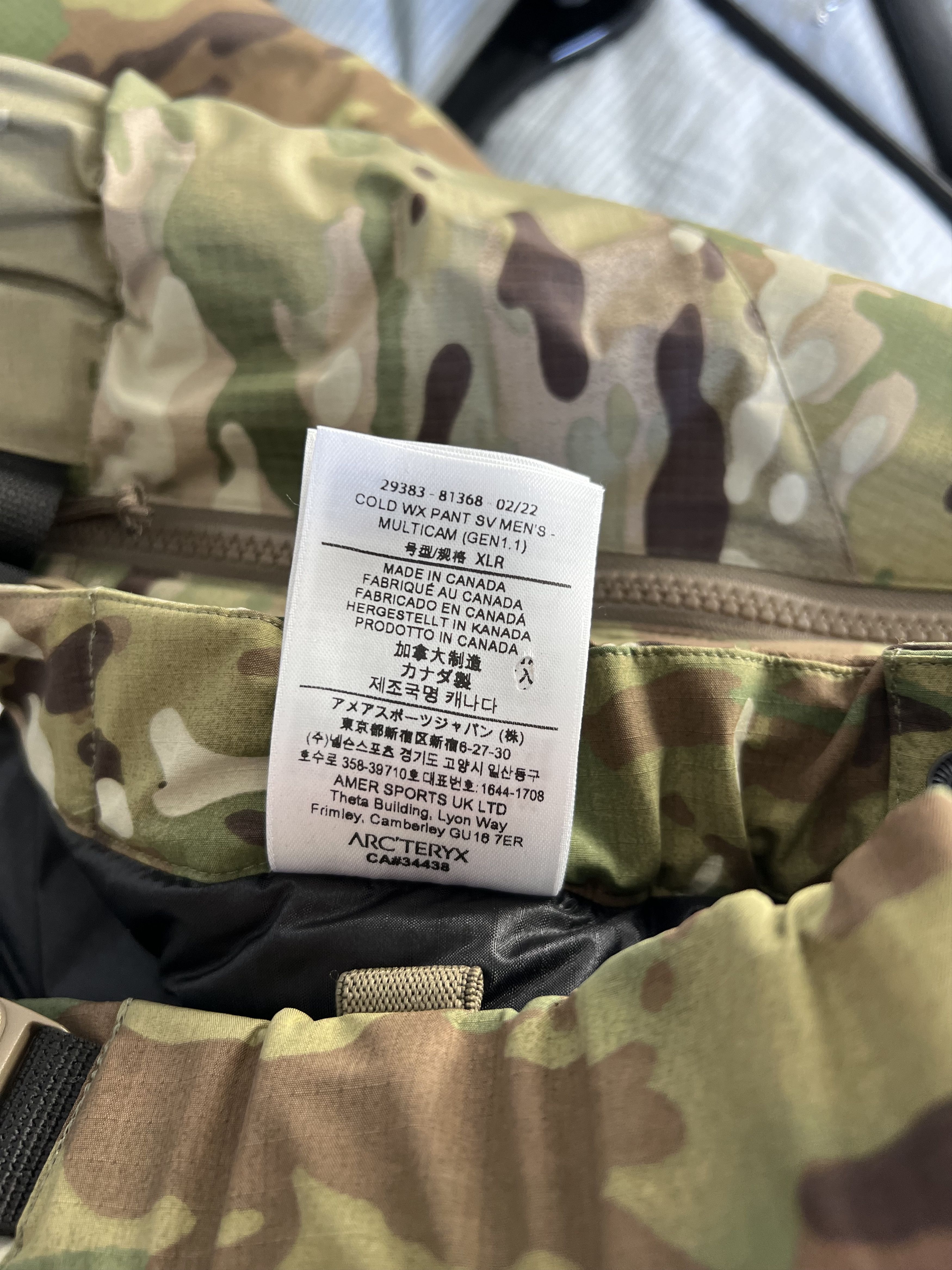 Arc'teryx Arc'Teryx Leaf Cold WX Pants SV Gen 1.1 in Multicam Size US 36 / EU 52 - 12 Thumbnail