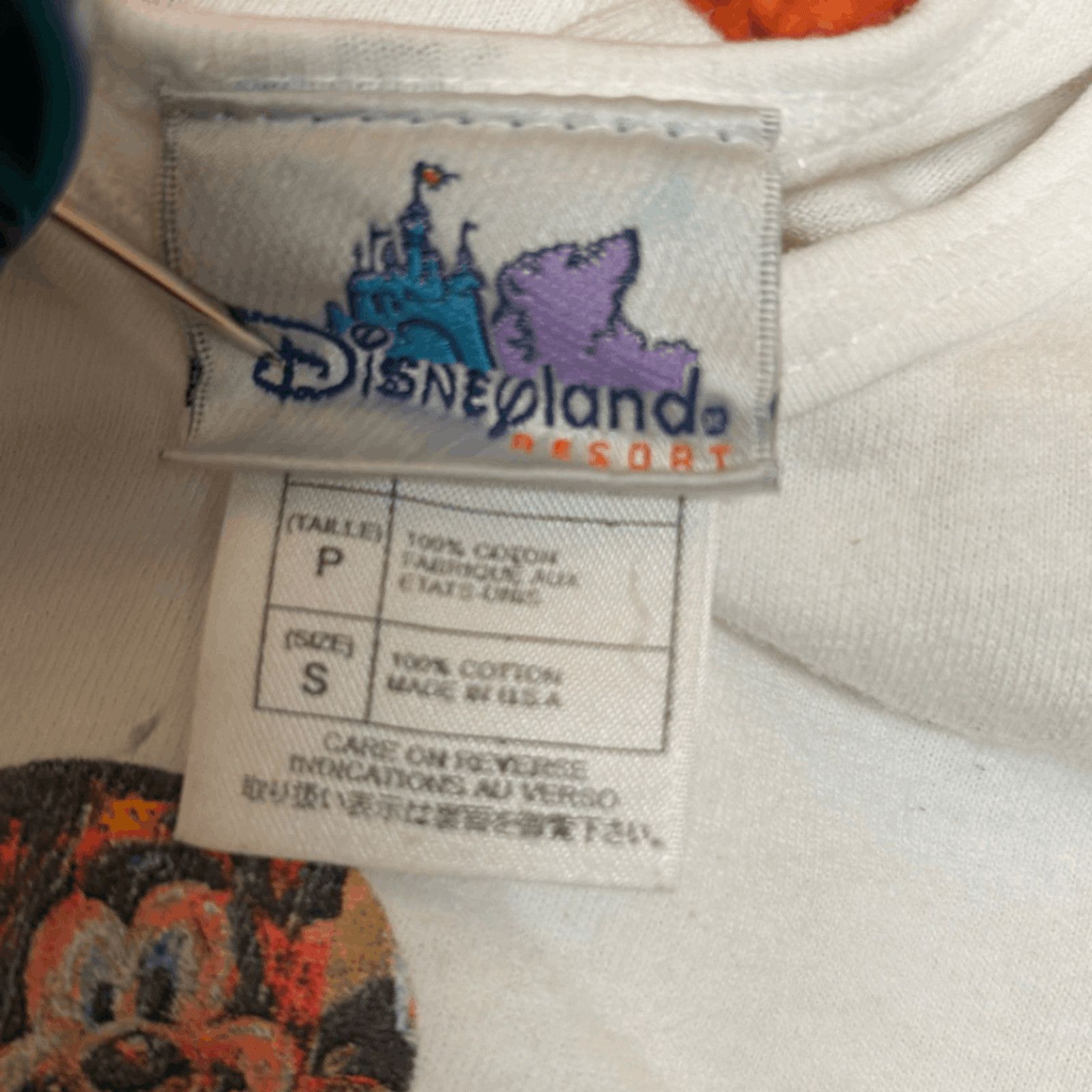 Disney Vintage Disneyland Mickey Collage T-Shirt – Y2K Disneycore Size US S / EU 44-46 / 1 - 5 Thumbnail