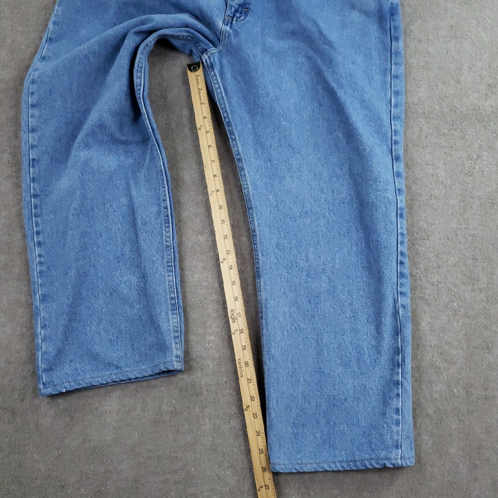 Wrangler Vtg Wrangler Five Star Jeans Mens 40x30 Blue Regular Straight Size US 40 / EU 56 - 2 Thumbnail