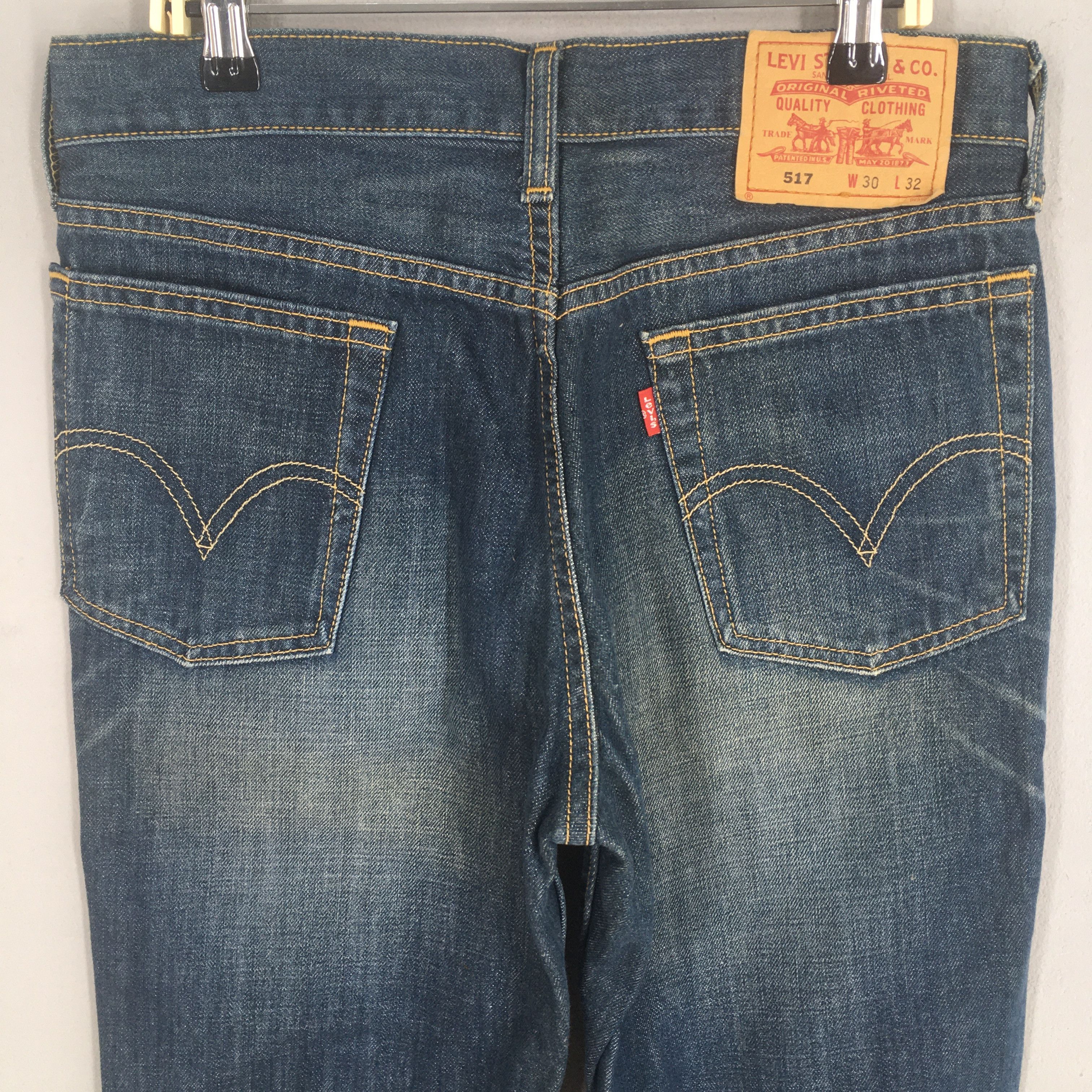 Levi's Size 28x32.5 Vintage Y2K Levi's 517 Bootcut Jeans S1999 Size US 28 / EU 44 - 10 Thumbnail