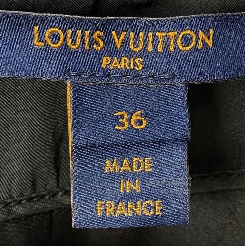 Louis Vuitton Louis Vuitton Black Cotton Blend Dress . Size L / US 10 / IT 46 - 4 Thumbnail
