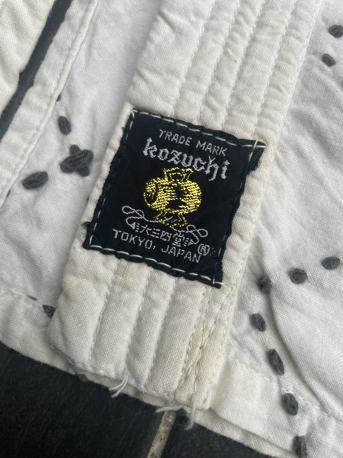 Japanese Brand Vintage Two Rabbits Sashiko Kimono Size US M / EU 48-50 / 2 - 11 Thumbnail