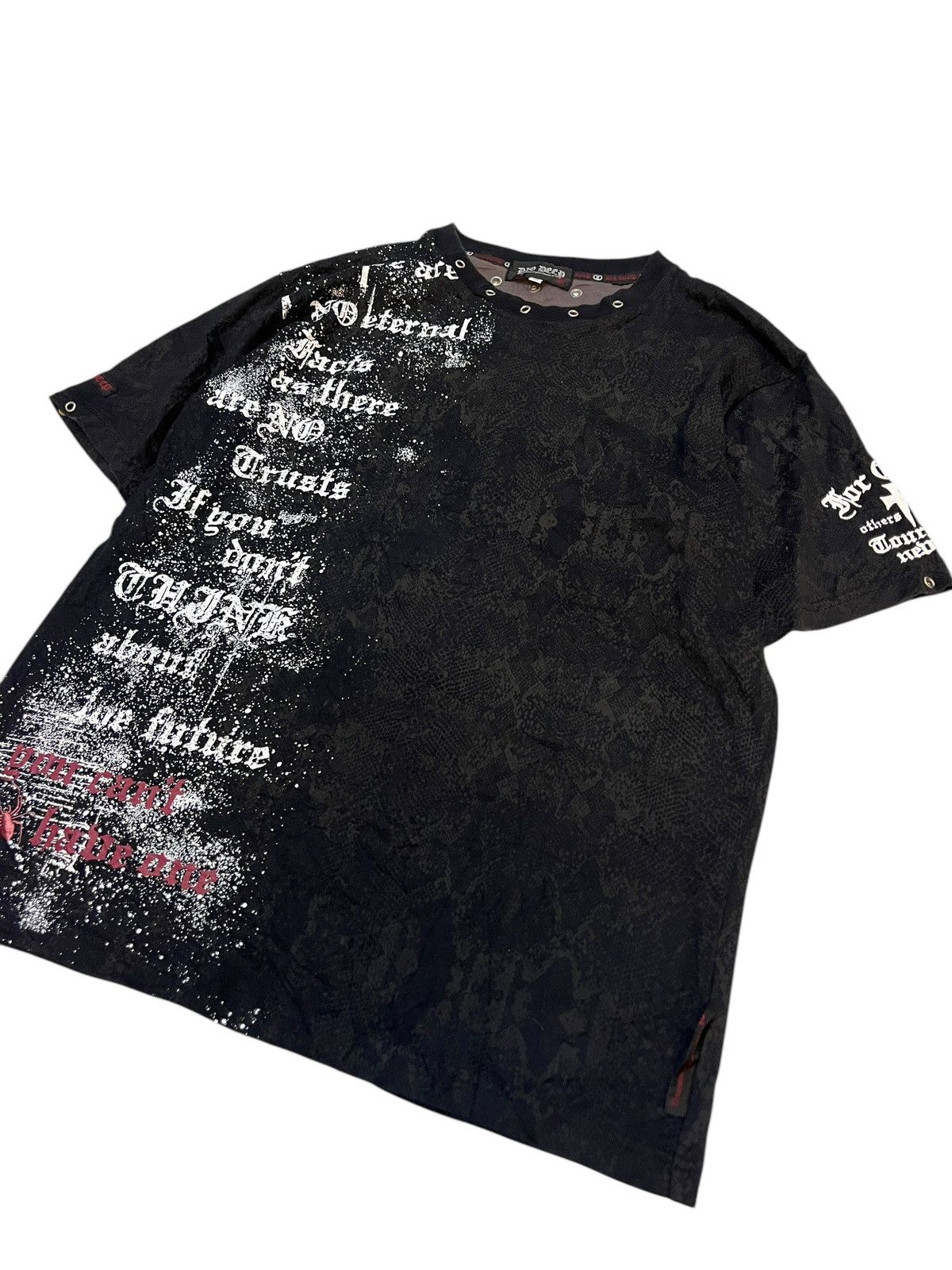 Hysteric Glamour Y2K Dig Deep Poem Piercing Tee Size US M / EU 48-50 / 2 - 2 Thumbnail
