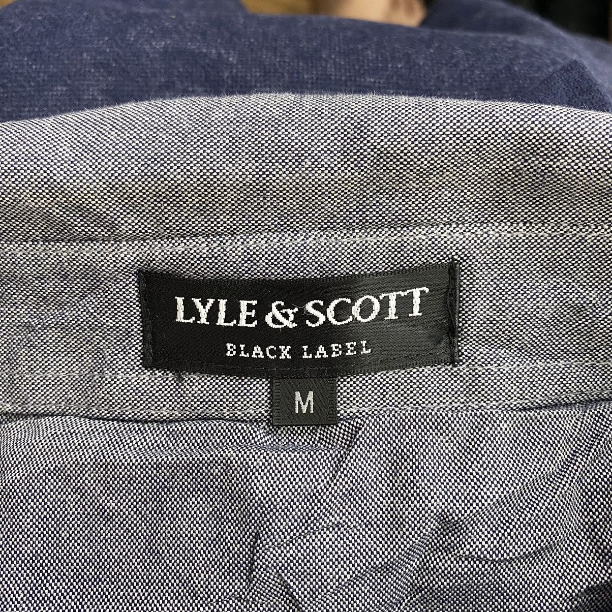 Lyle & Scott LYLE & SCOTT Black Label Diamond Overprint Pockets Collar Size US M / EU 48-50 / 2 - 3 Thumbnail