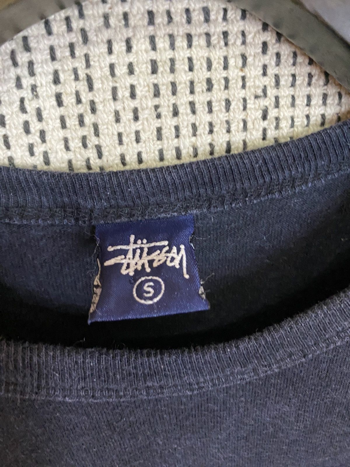 Stussy × Vintage Stussy center logo tshirt size s simple logo Size S / US 4 / IT 40 - 2 Thumbnail