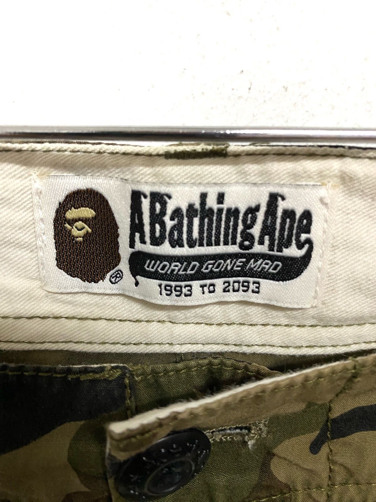 Bape BAPE A Bathing Ape 1st Camo Short Cargo Pants Size US 36 / EU 52 - 9 Thumbnail