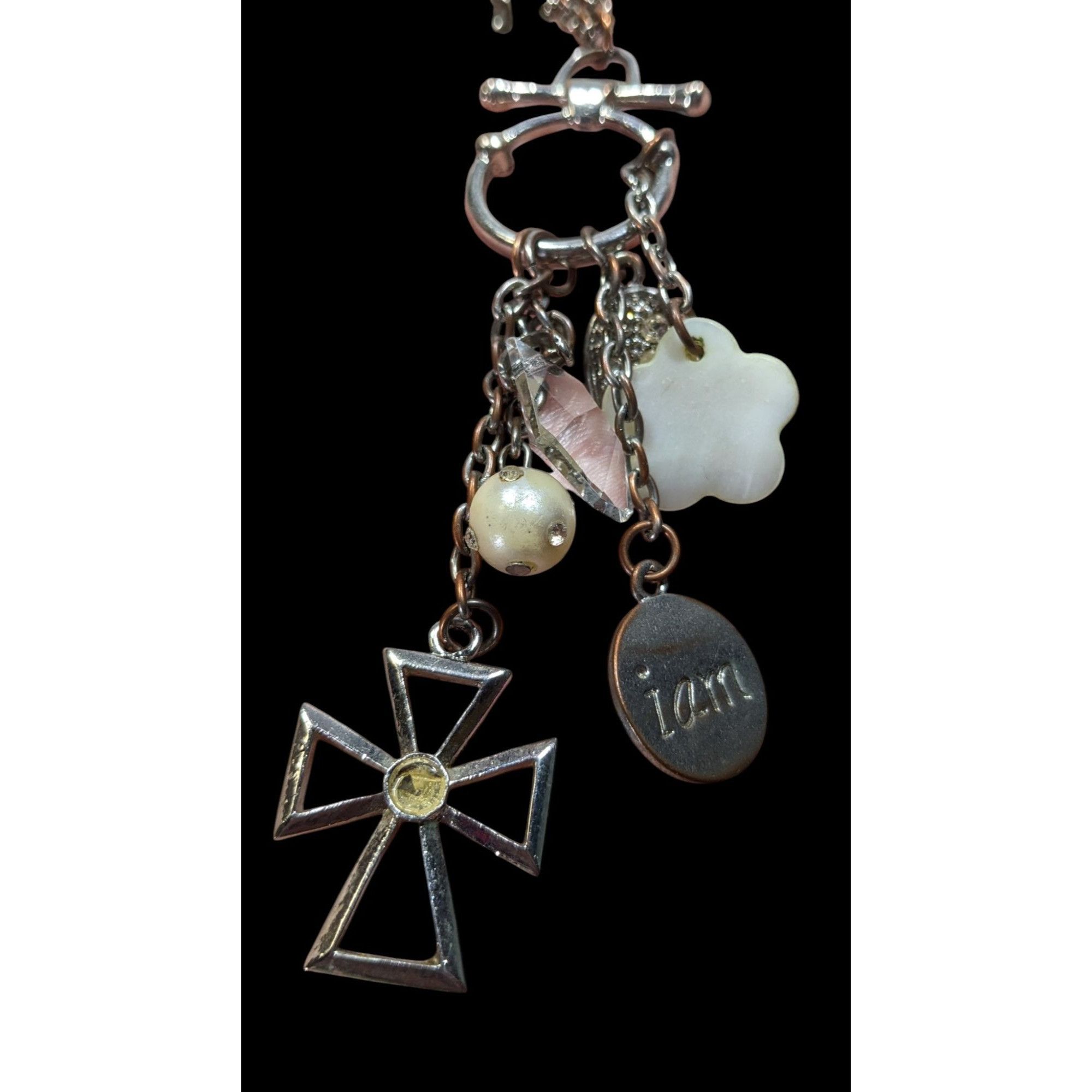 Other Vintage Religious Inspirational Multi Charm Cross Pendant Ne Size ONE SIZE - 5 Thumbnail