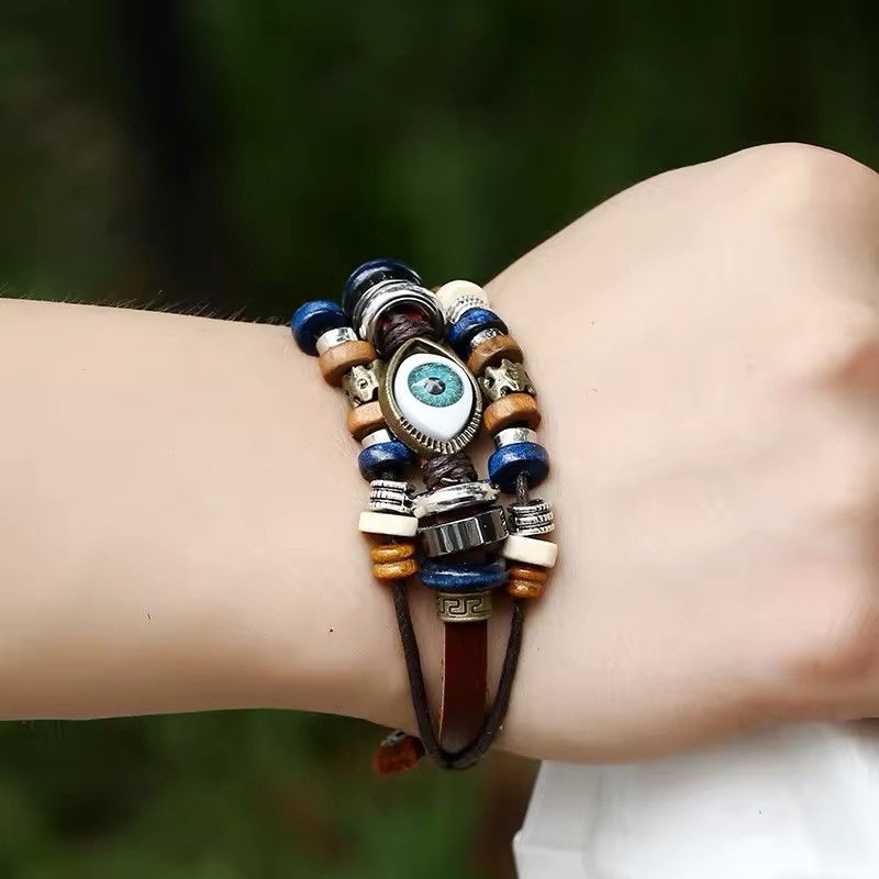Japanese Brand × Jewelry Bohemian boho hippie evil eye beads gothic bracelet Size ONE SIZE - 3 Thumbnail