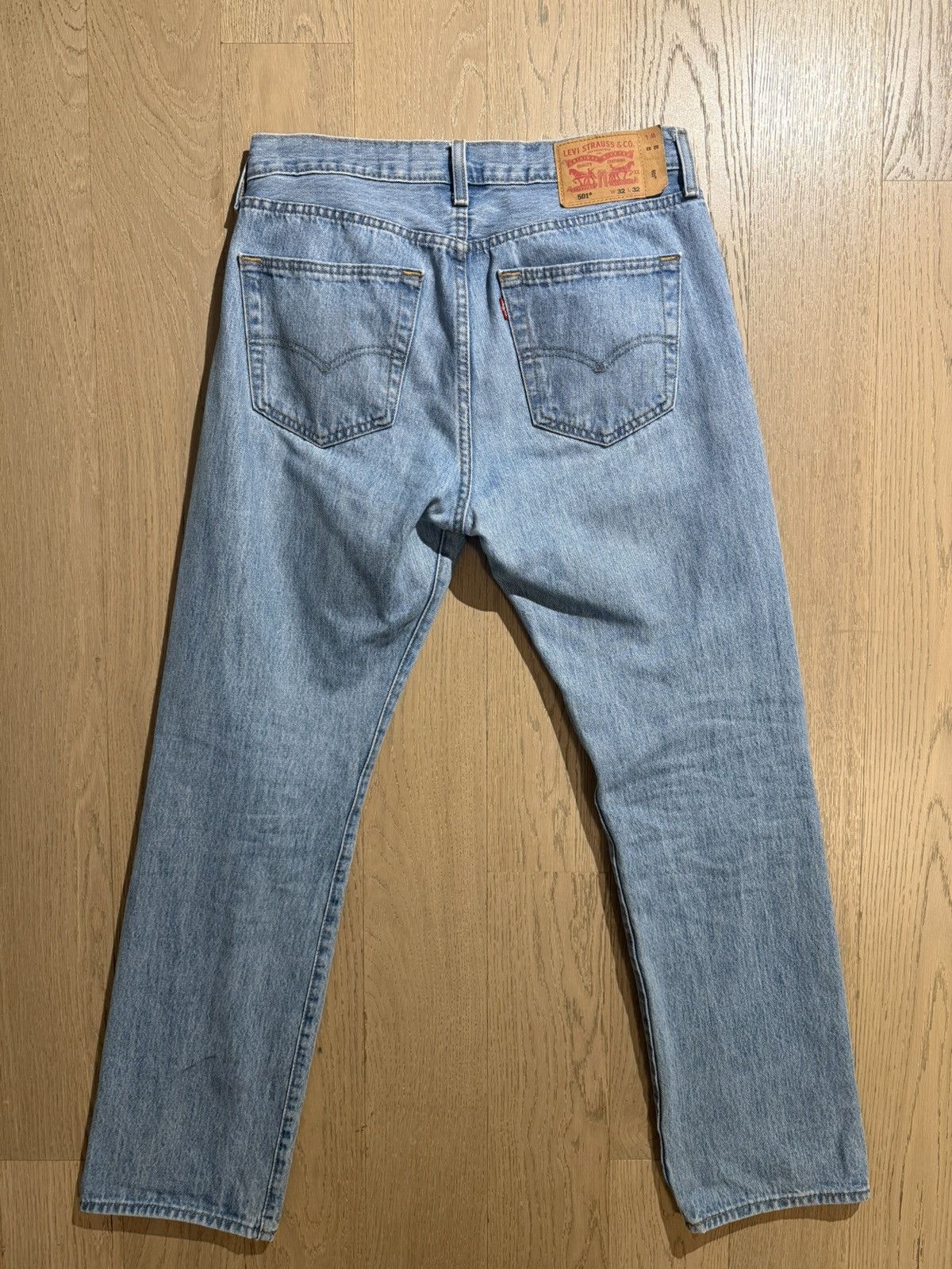 Levi's Levi’s 505 Jeans Regular Light Stonewash Non-Stretch 32x32 Size US 32 / EU 48 - 6 Thumbnail