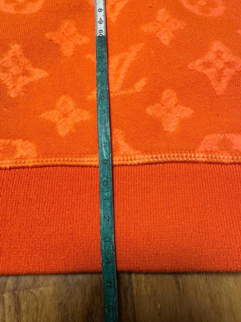 Louis Vuitton LV Orange Monogram Fleece Sweatshirt-2505 Size US XXL / EU 58 / 5 - 6 Thumbnail