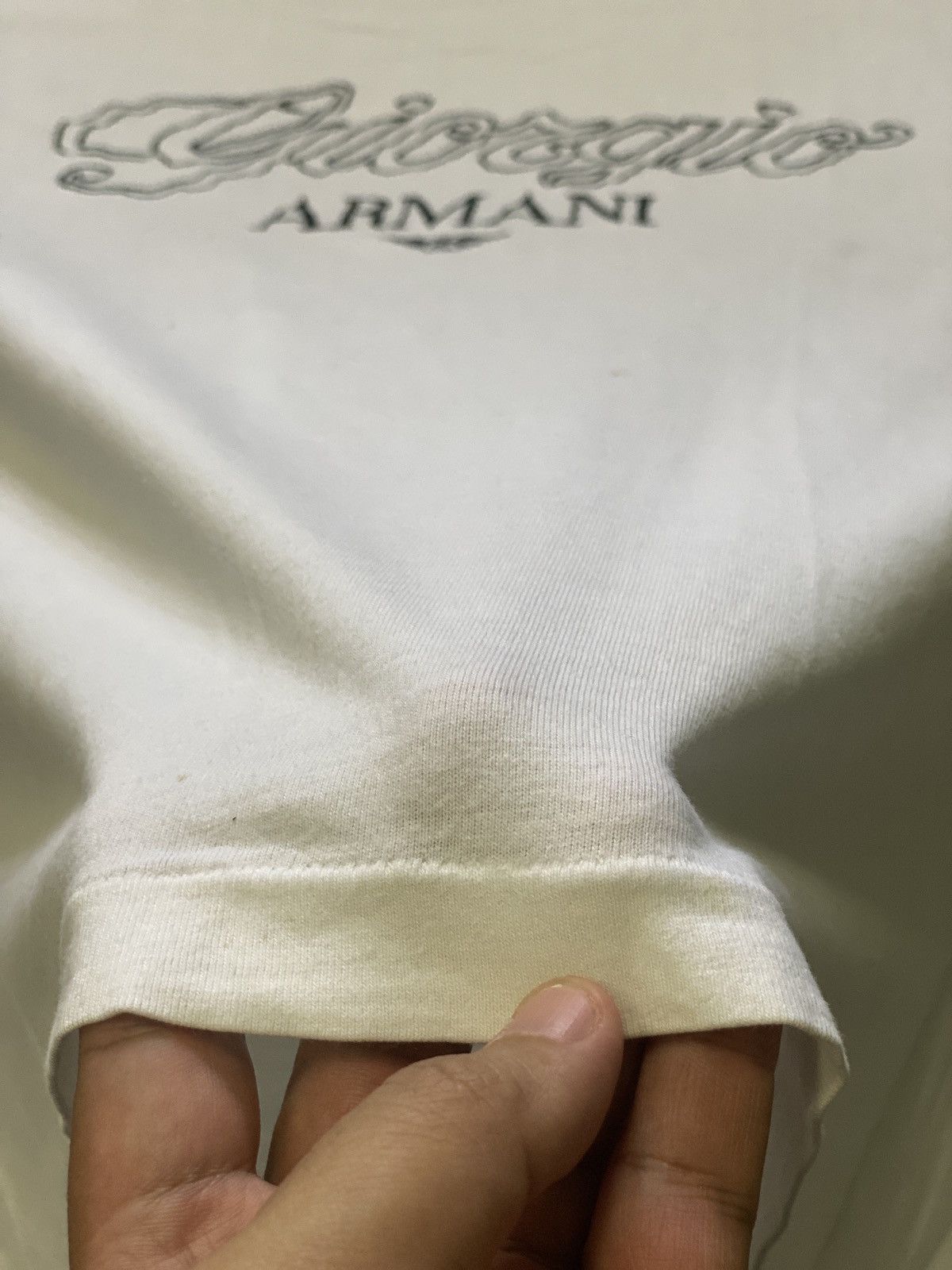 Armani Exchange × Vintage ‼️RARE‼️VINTAGE GIORGIO ARMANI 90S SHIRT TEE🔥 Size US M / EU 48-50 / 2 - 8 Thumbnail