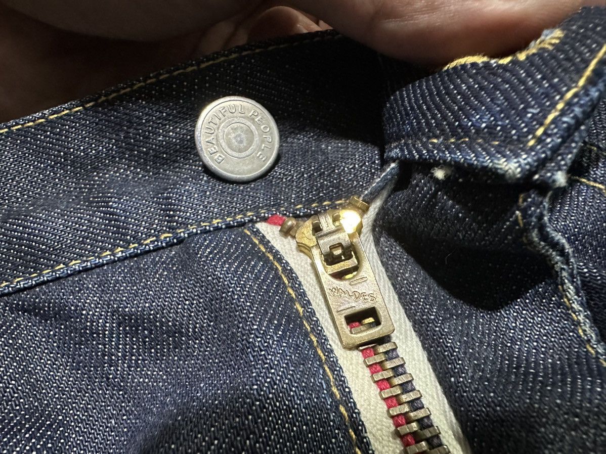 Japanese Brand 🔥Rare Beautiful People Selvedge Denim Extra Long Size US 26 / EU 42 - 9 Thumbnail