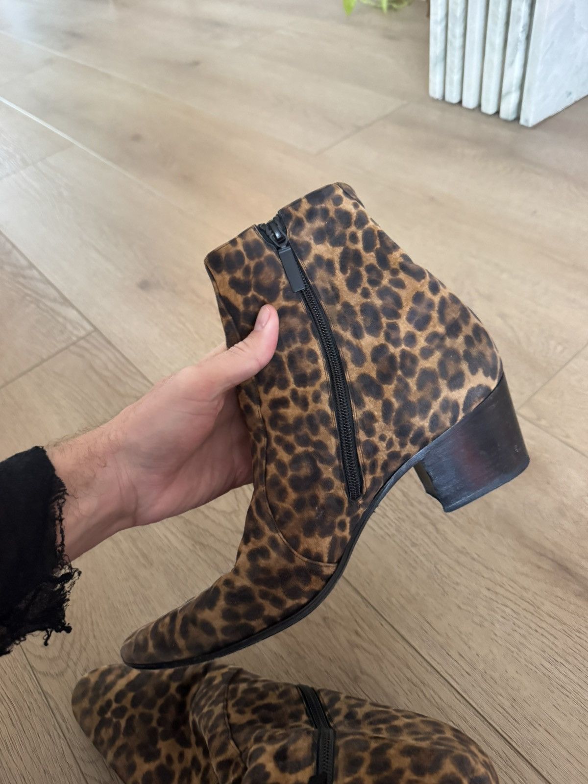 Saint Laurent Paris Leopard Vasilli Boot Size US 8 / EU 41 - 6 Thumbnail