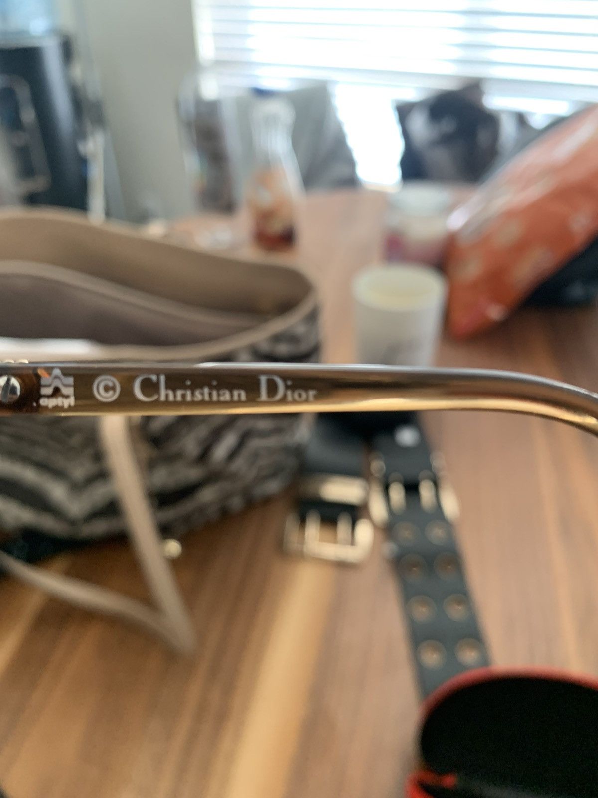 Dior × Vintage Vintage Christian Dior Non Prescription Glasses Size ONE SIZE - 3 Thumbnail