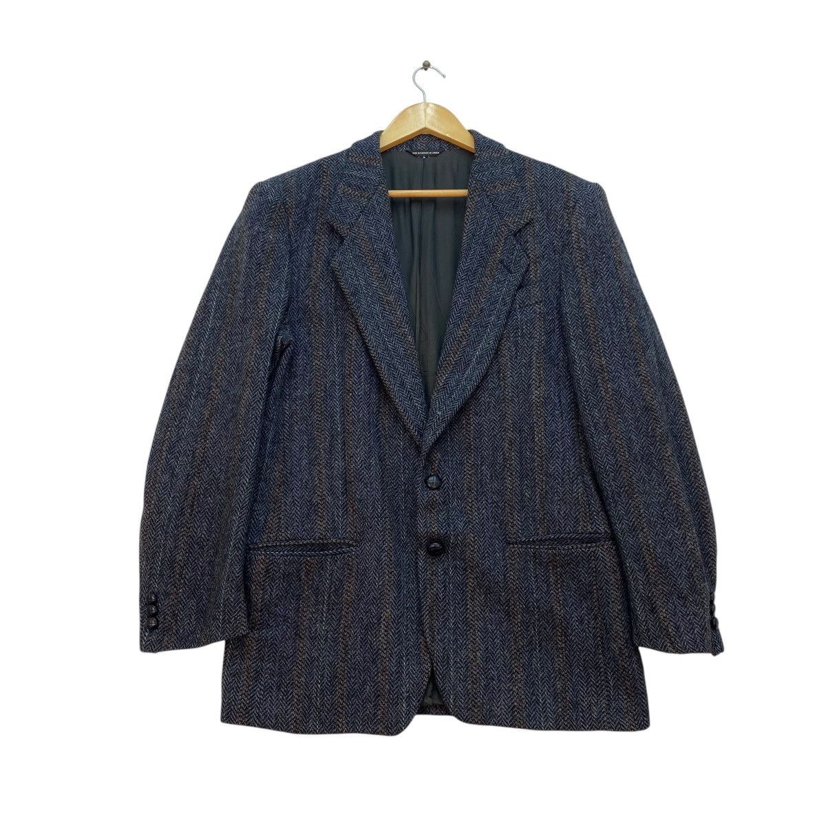 Harris Tweed 💥Harris Tweed Herringbone Jacket Size US M / EU 48-50 / 2 - 1 Thumbnail