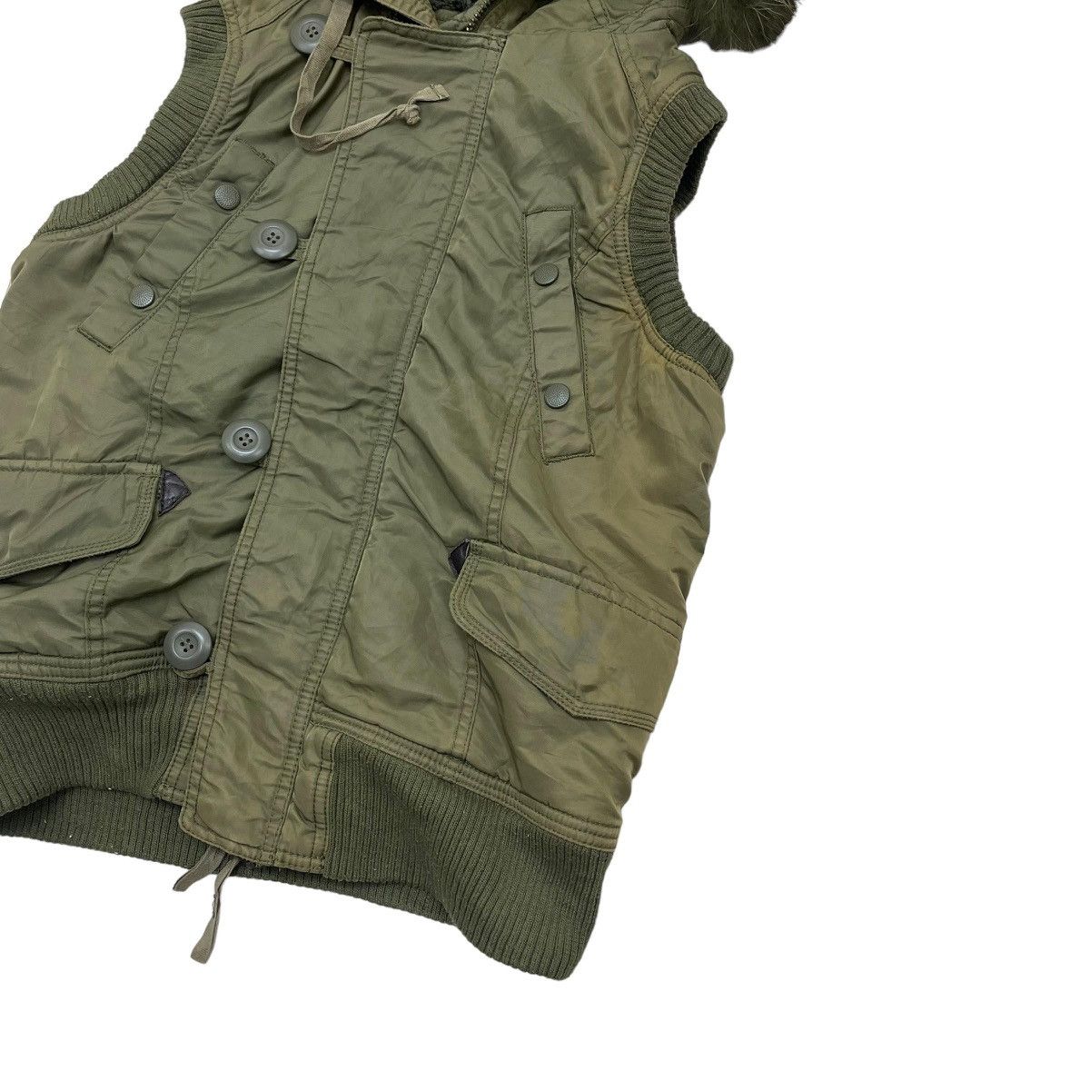 If Six Was Nine × Le Grande Bleu (L.G.B.) Japanese Brand GOA Vest Faux Fur Vest Jacket Size US S / EU 44-46 / 1 - 7 Thumbnail