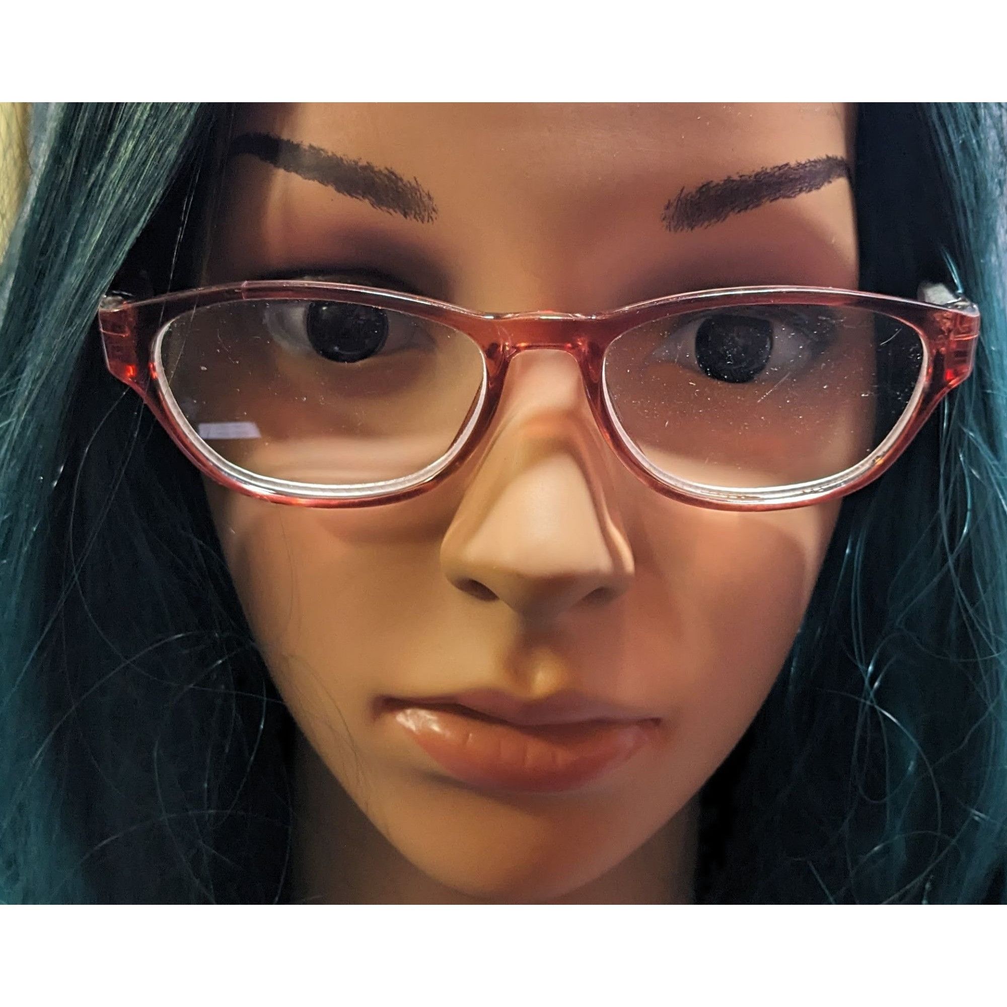 Other ABS Pink Translucent Retro Reading GLasses Size ONE SIZE - 9 Thumbnail