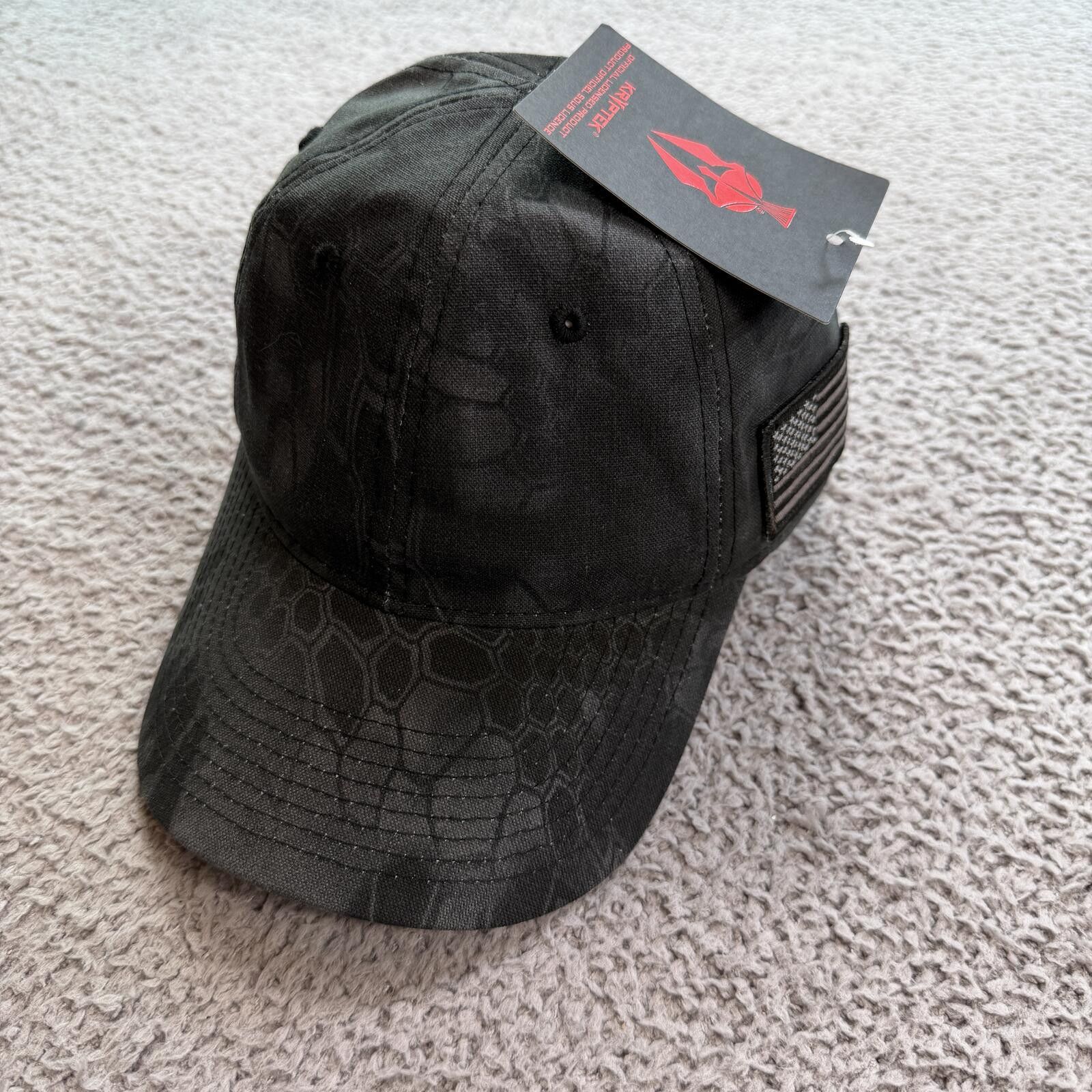 Other Kryptek Typhon Black Camo Tactical Cap Adjustable Strapback Size ONE SIZE - 1 Thumbnail