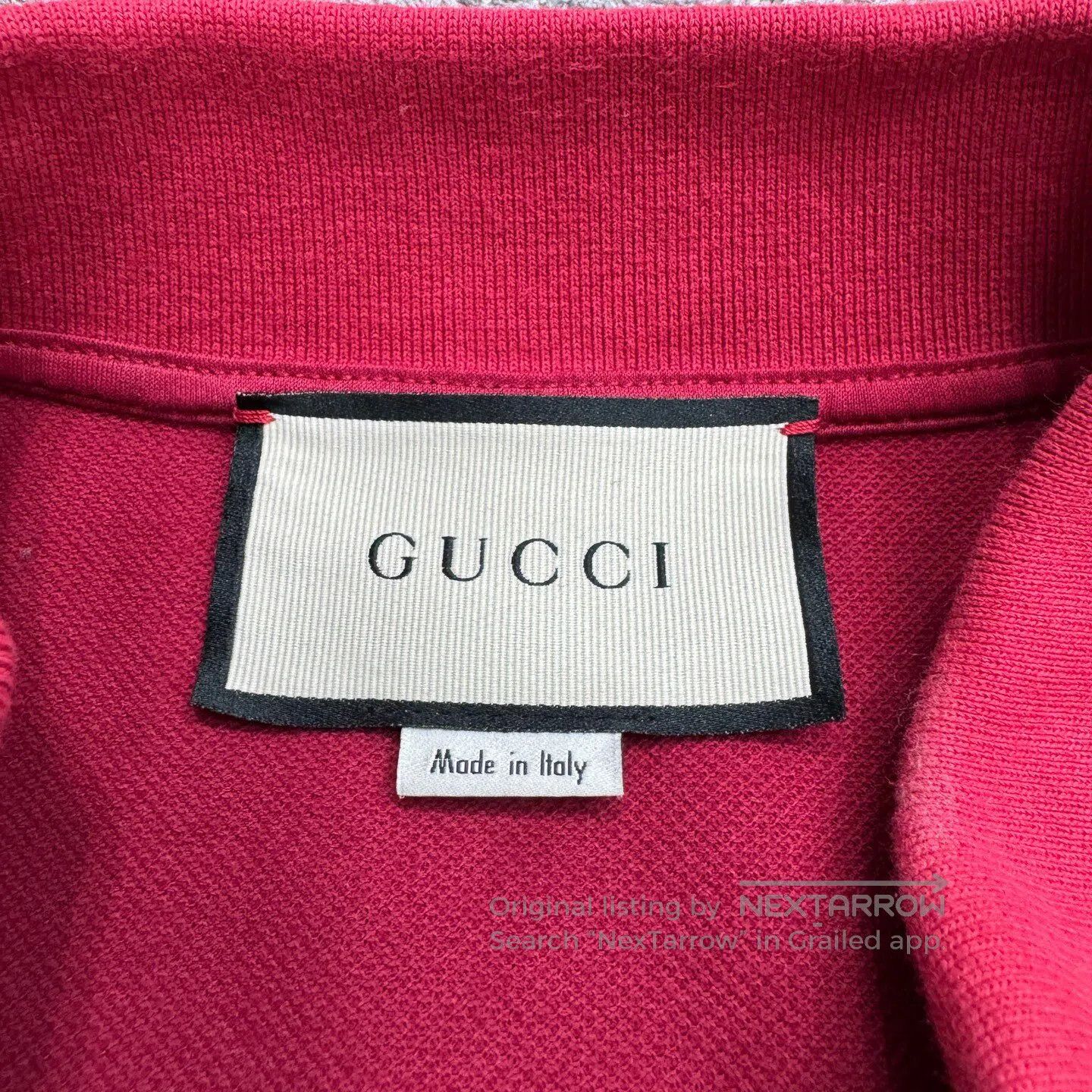 Gucci Guicci Long polo shirt with short sleeves| Size US M / EU 48-50 / 2 - 3 Thumbnail