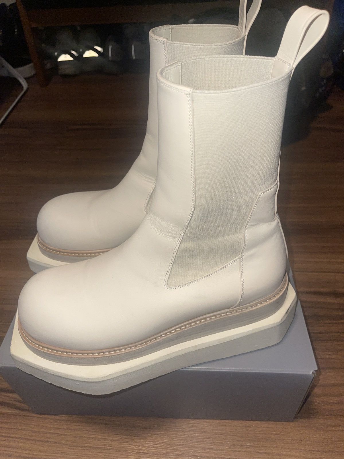 Rick Owens Rick Owen’s Beatle Turtle Cyclops Boot Size US 8 / EU 41 - 4 Thumbnail