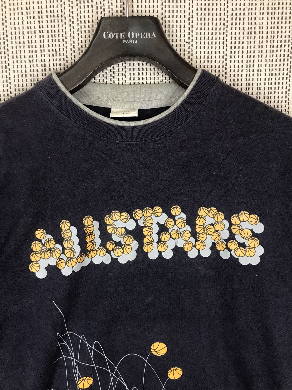 Converse × NBA ‼️VINTAGE CONVERSE ALL STAR BASKETBALL DOUBLE SLEEVE‼️ Size US L / EU 52-54 / 3 - 4 Thumbnail